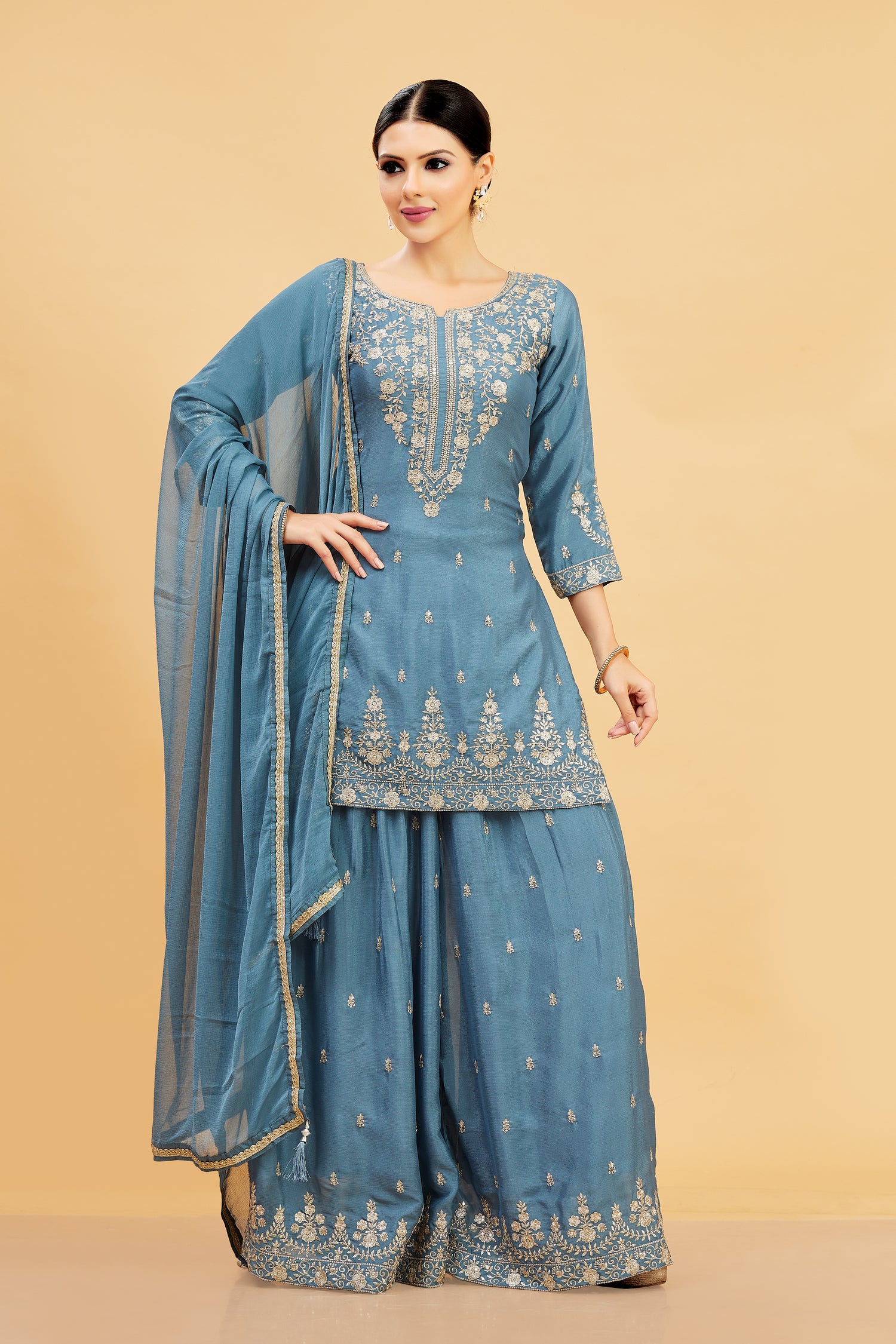 Amaya Palazzo Suit - Roop Darshan