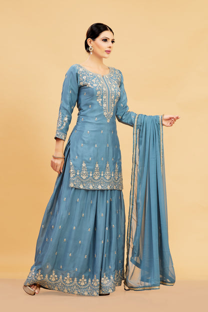 Amaya Palazzo Suit - Roop Darshan
