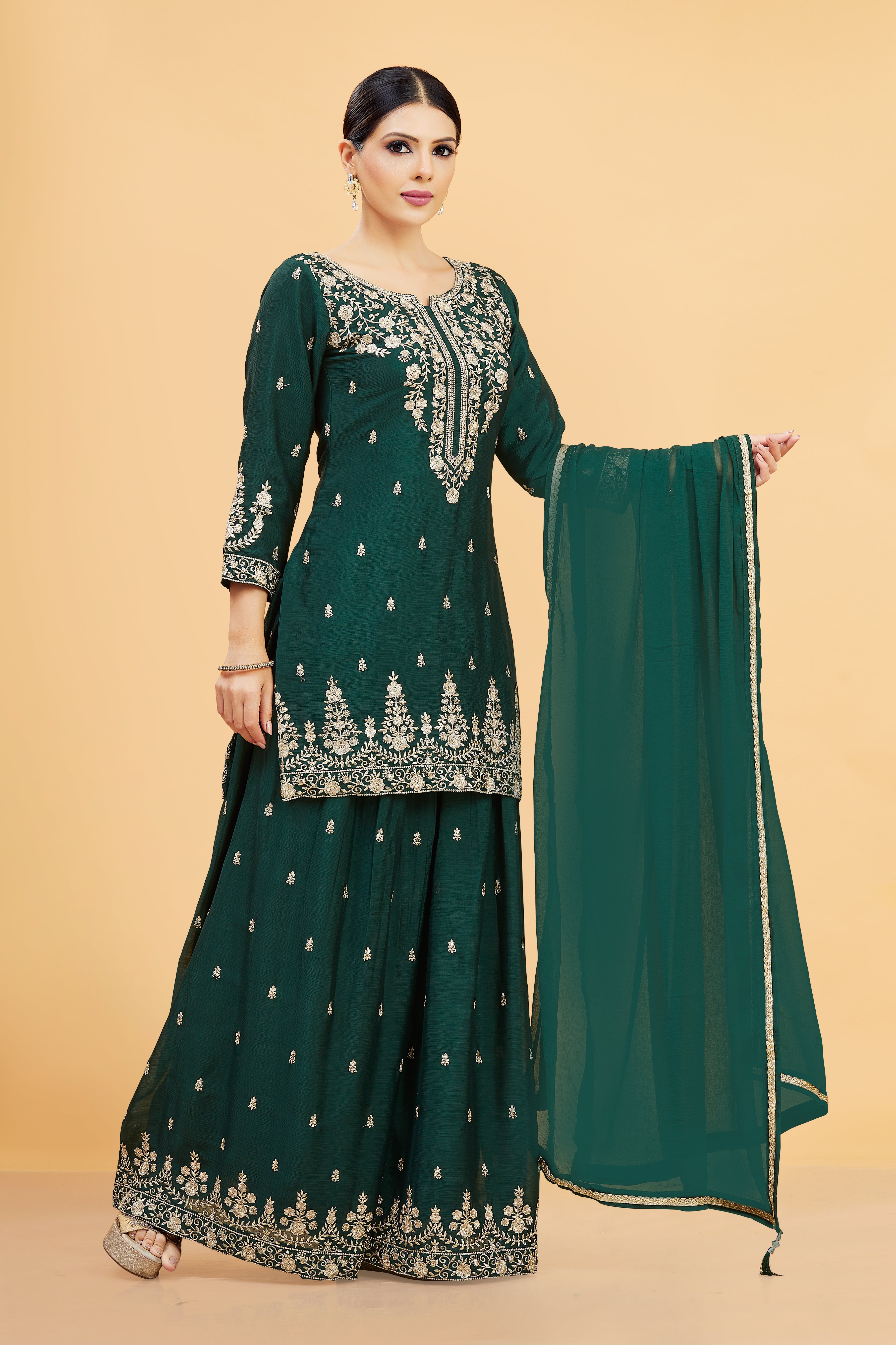 Amaya Palazzo Suit - Roop Darshan