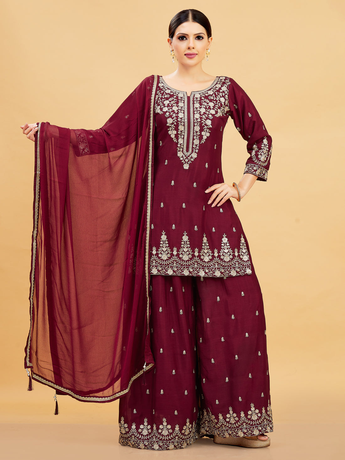 Amaya Palazzo Suit - Roop Darshan