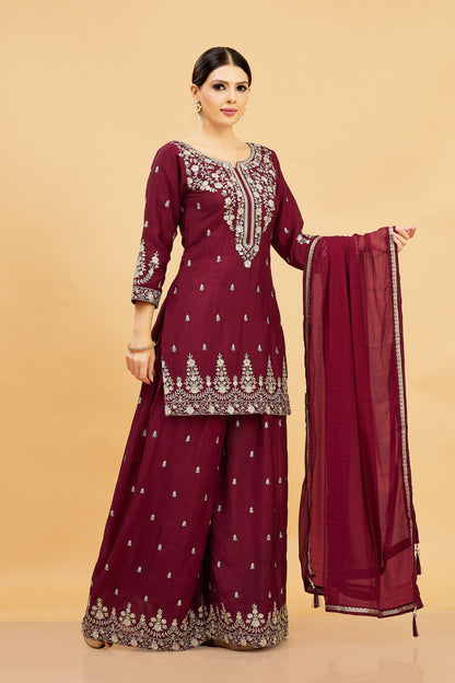 Amaya Palazzo Suit - Roop Darshan