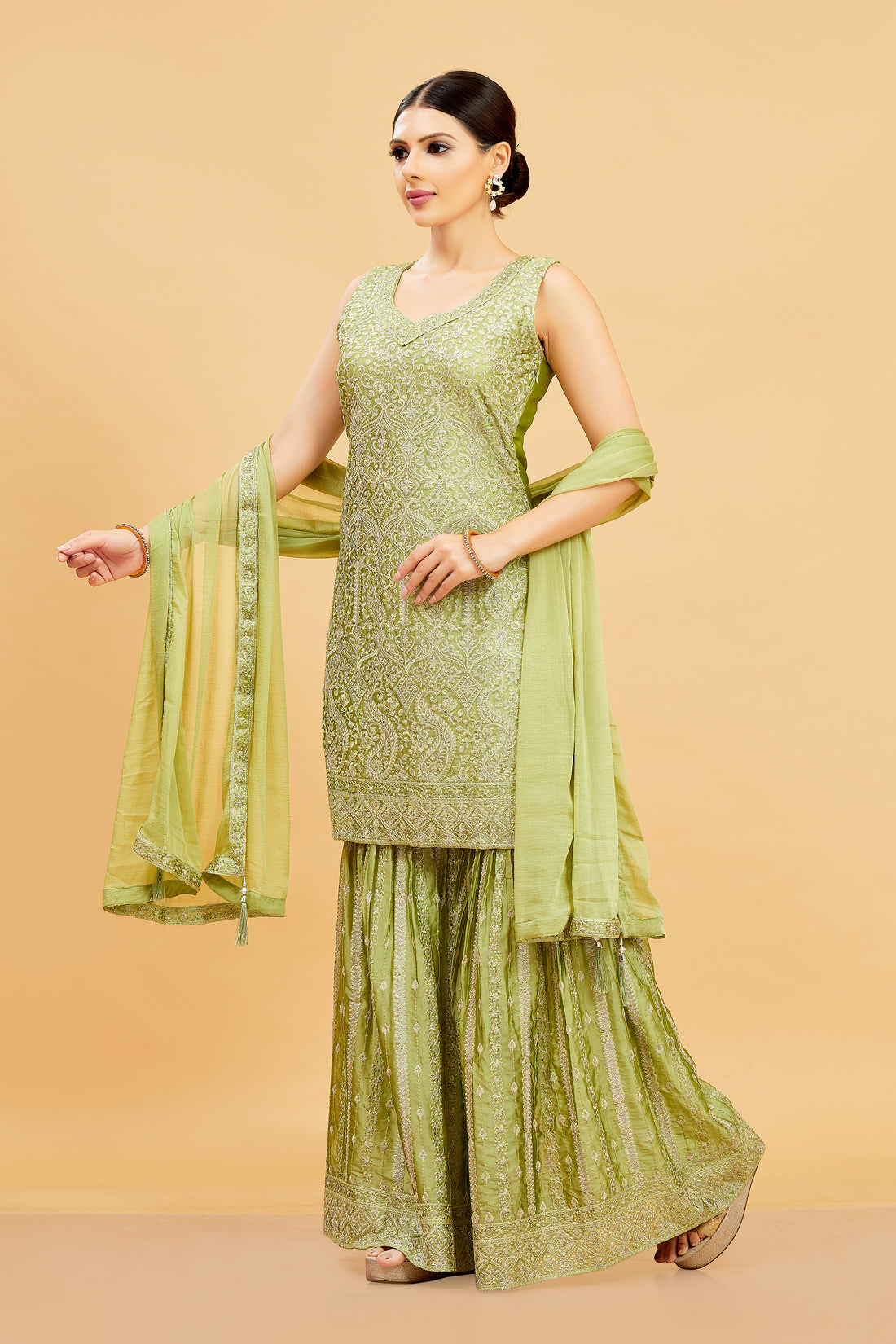 Riya Sharara Suit - Roop Darshan