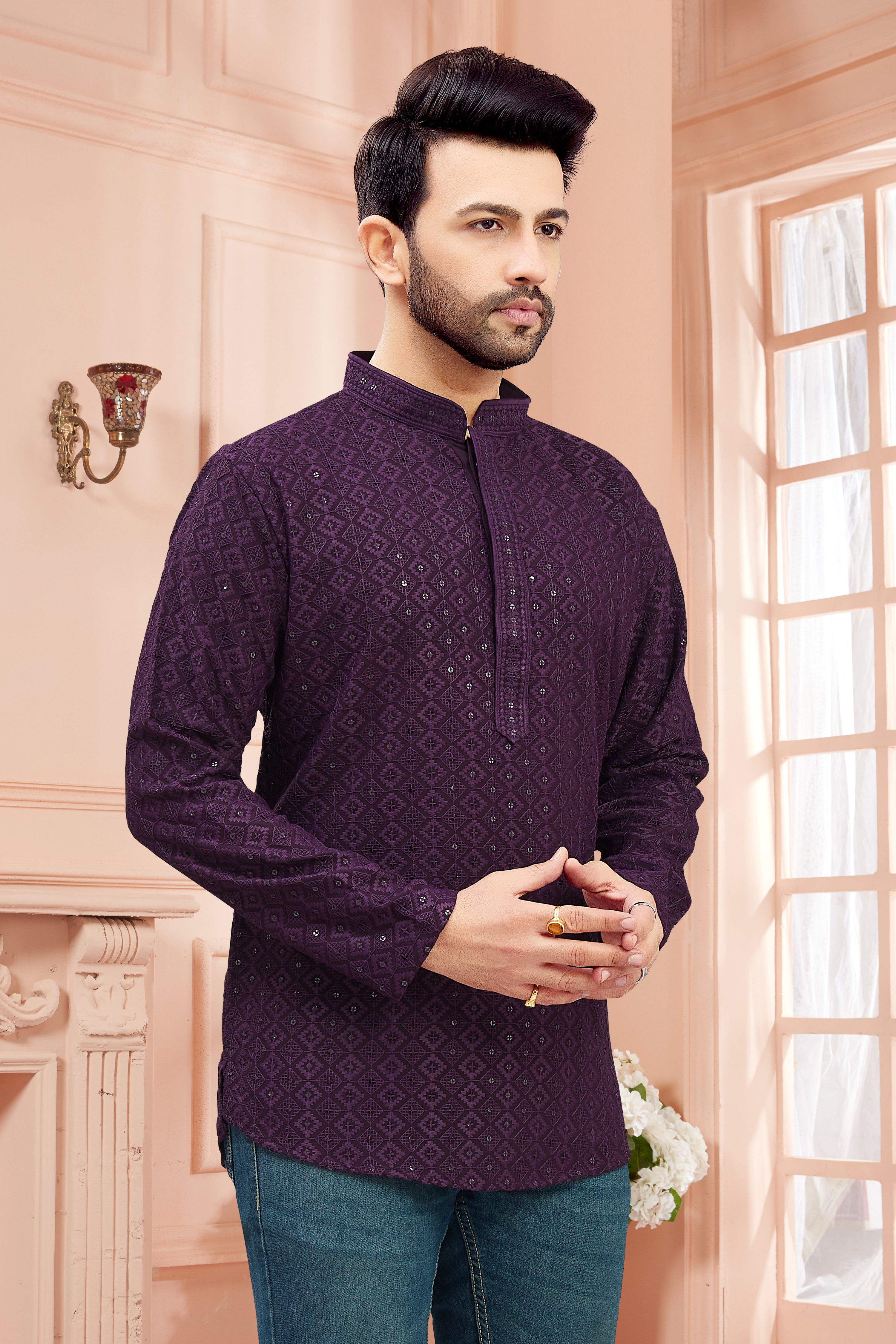 Mens Kurti - Roop Darshan