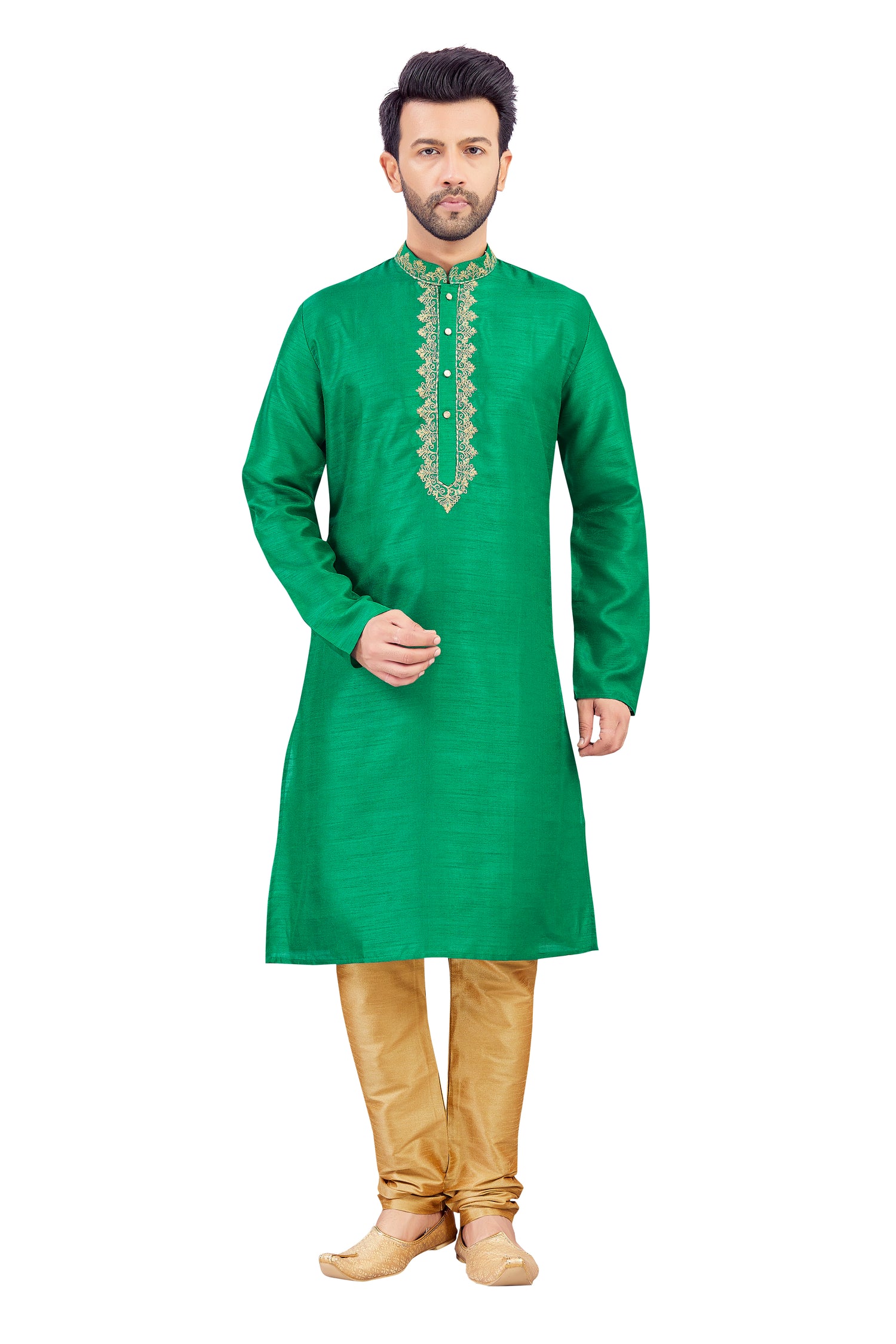 Mens Silk Kurta Set - Roop Darshan