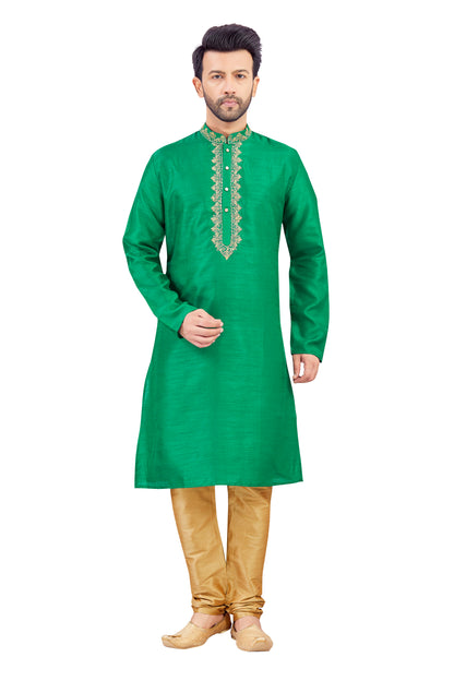 Mens Silk Kurta Set - Roop Darshan