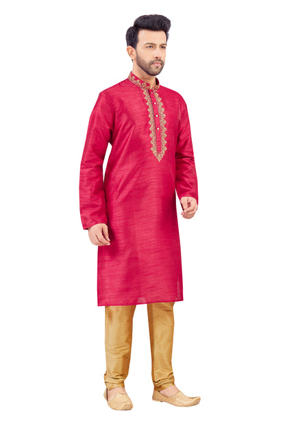 Mens Silk Kurta Set - Roop Darshan