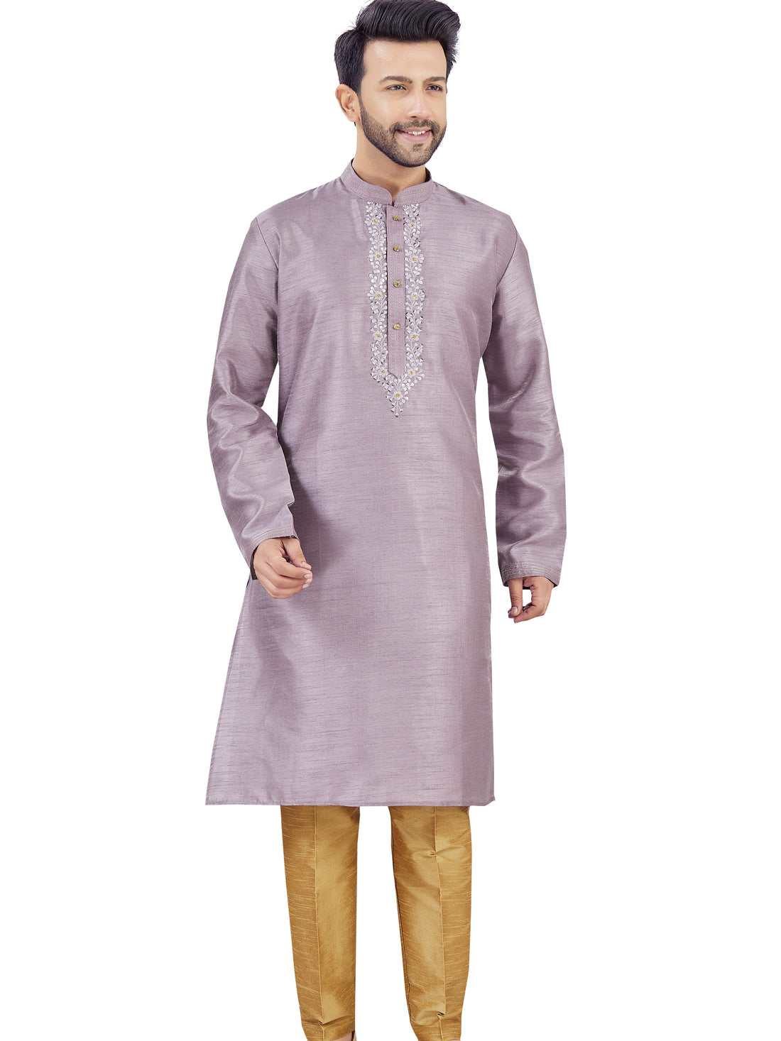 Mens Silk Kurta Set - Roop Darshan