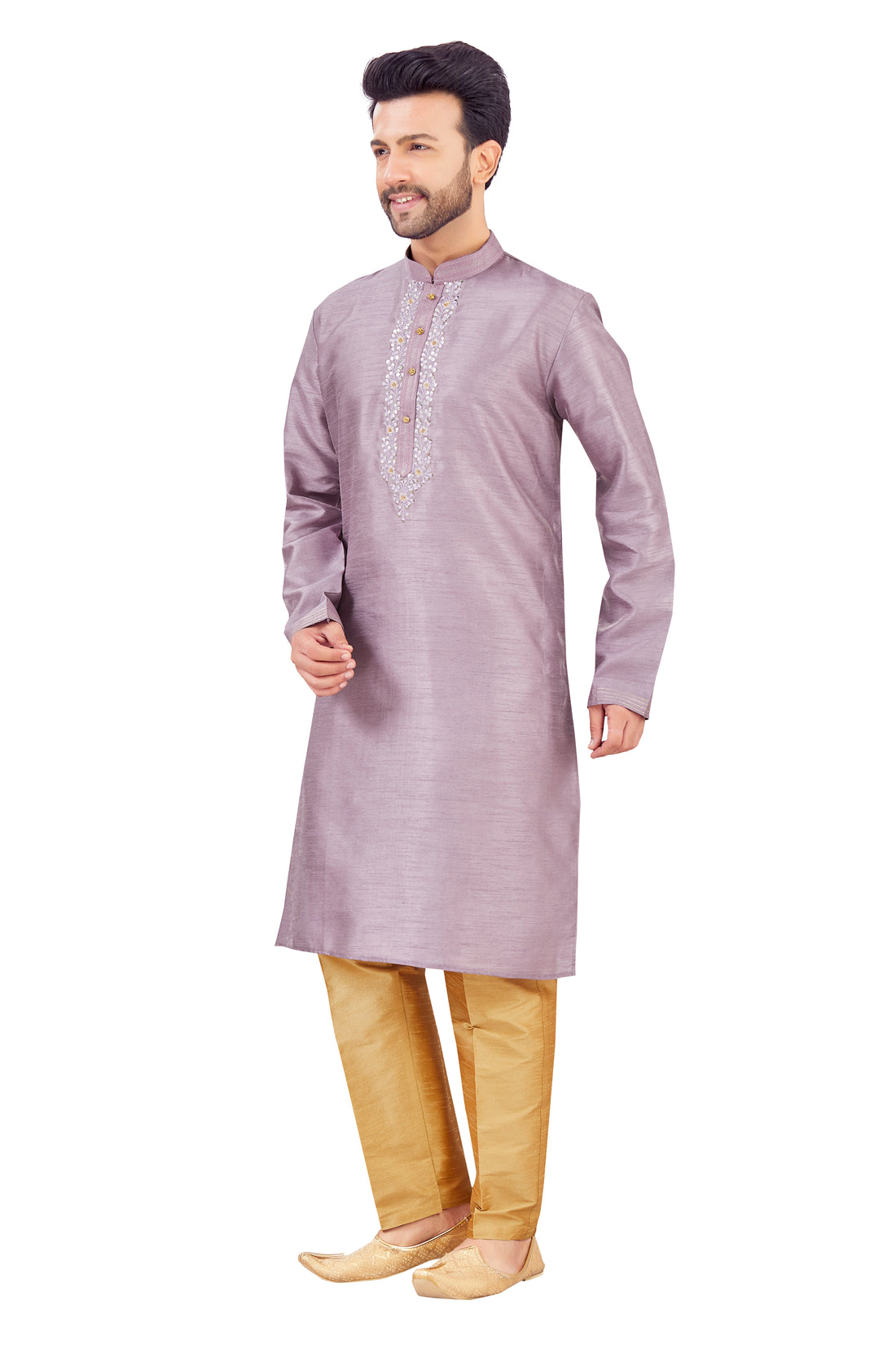 Mens Silk Kurta Set - Roop Darshan