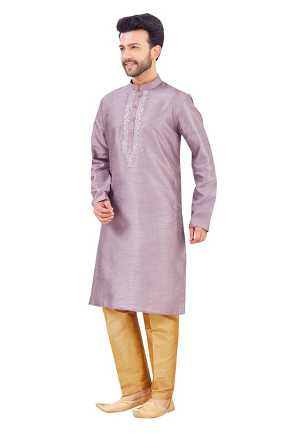 Mens Silk Kurta Set - Roop Darshan