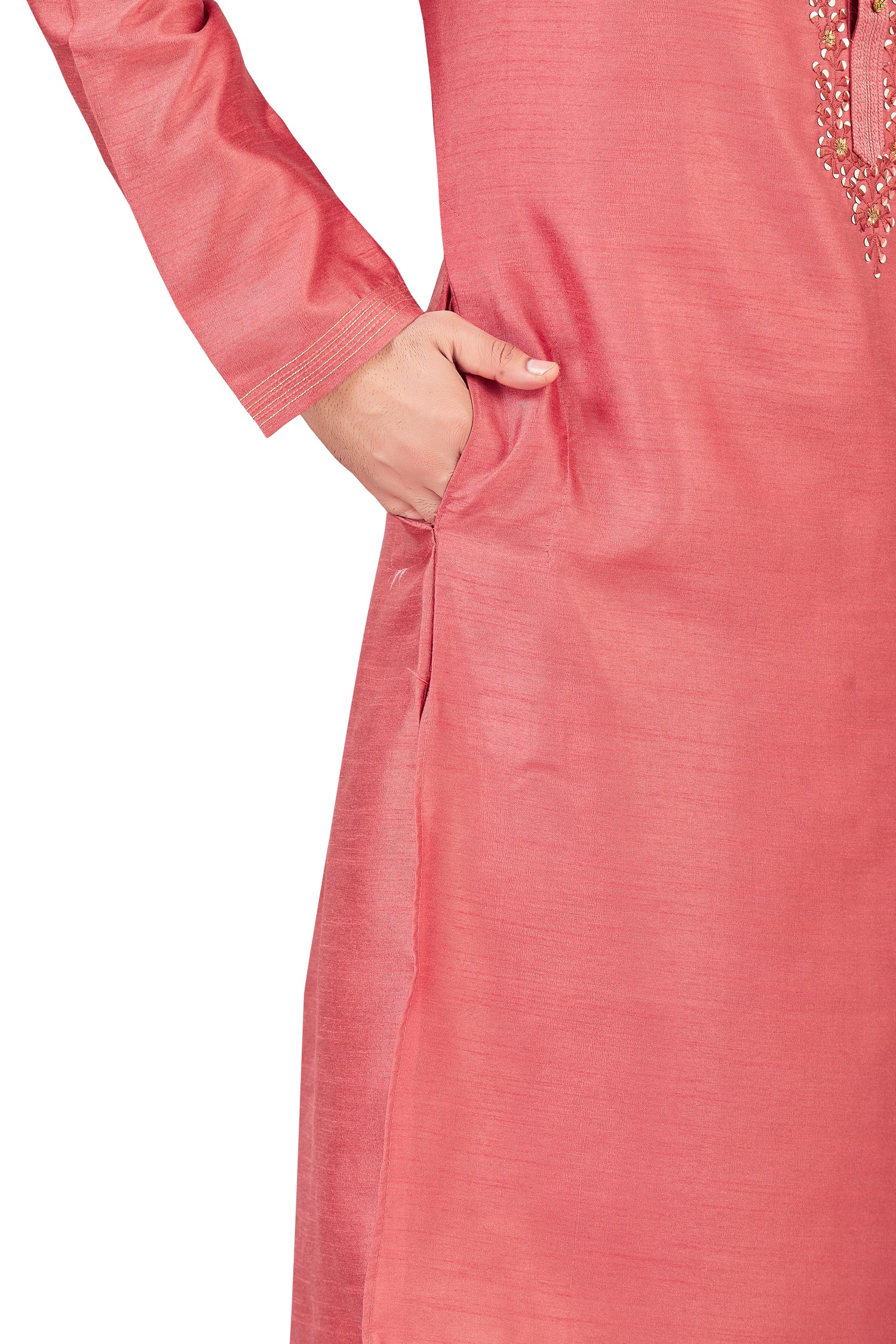 Mens Silk Kurta Set - Roop Darshan