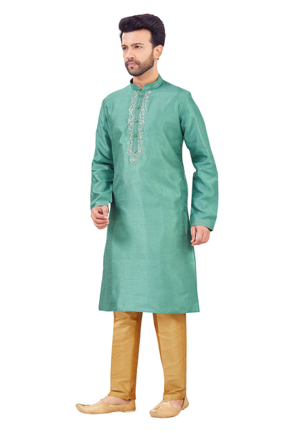 Mens Silk Kurta Set - Roop Darshan