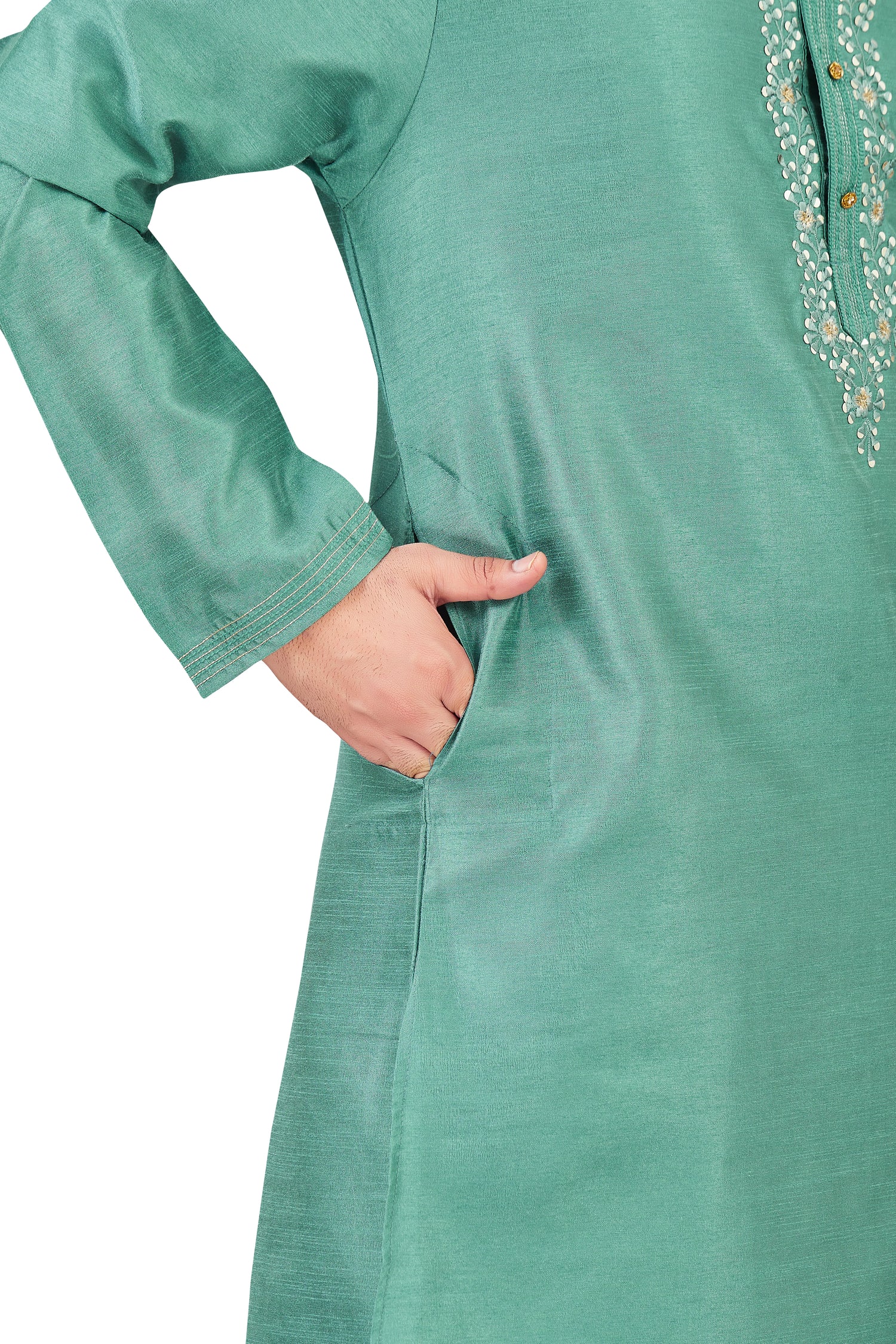 Mens Silk Kurta Set - Roop Darshan
