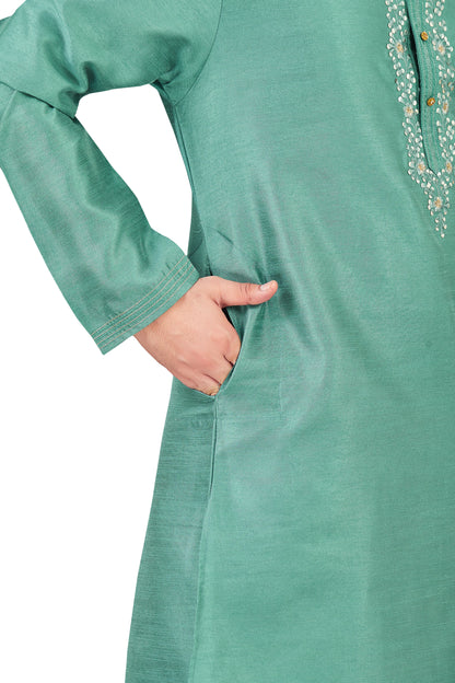 Mens Silk Kurta Set - Roop Darshan