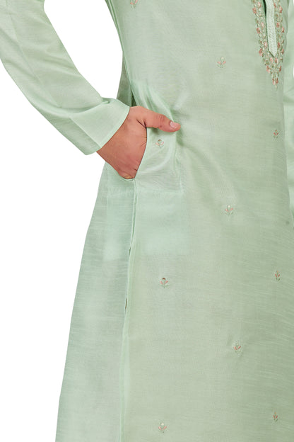 Mens Silk Kurta Set - Roop Darshan