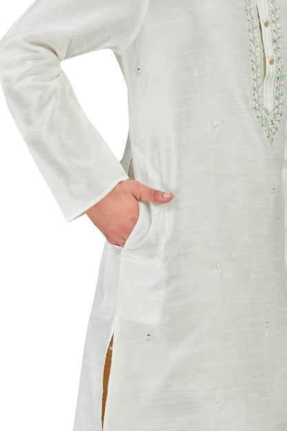 Mens Silk Kurta Set - Roop Darshan