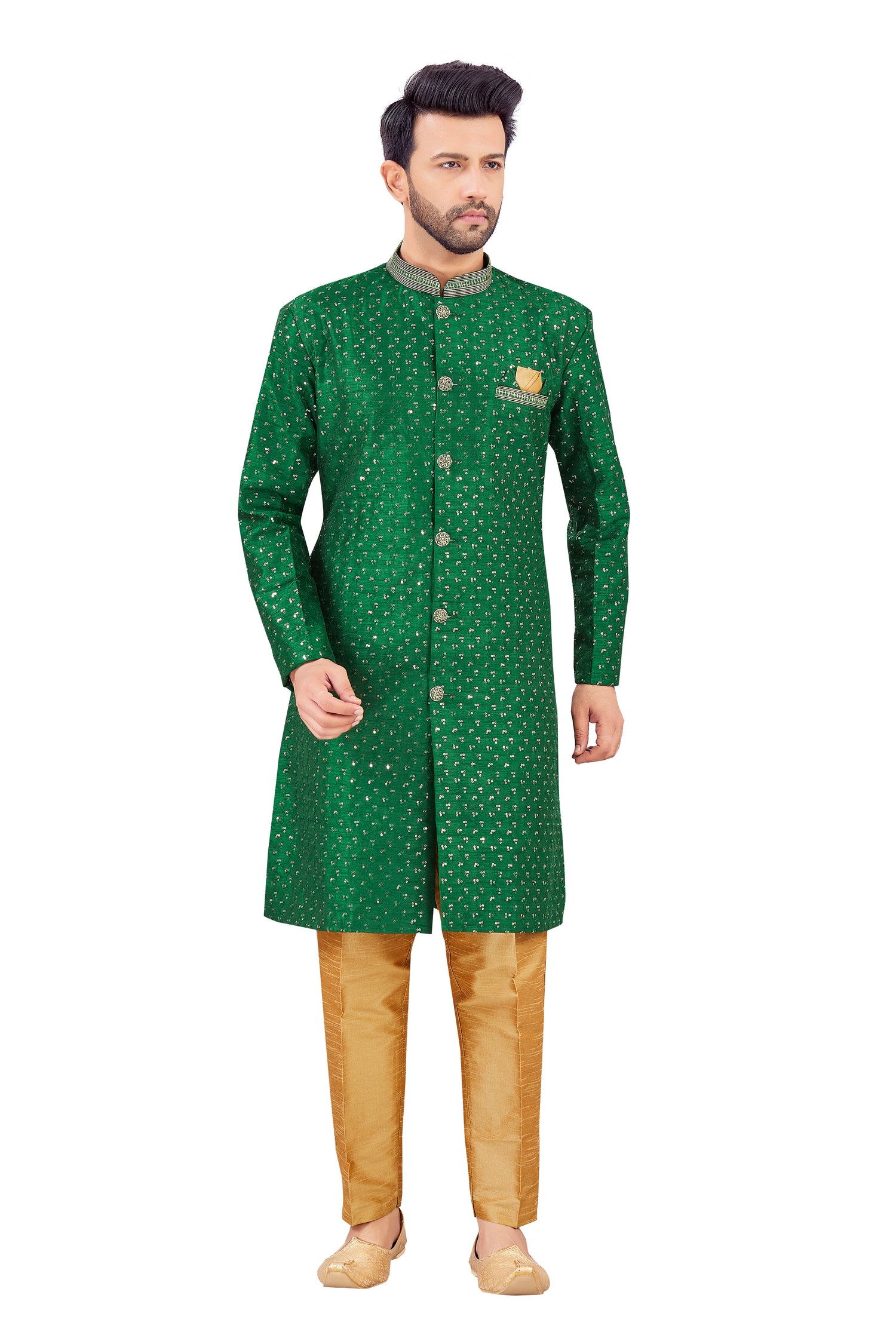 Mens Silk Kurta Set - Roop Darshan