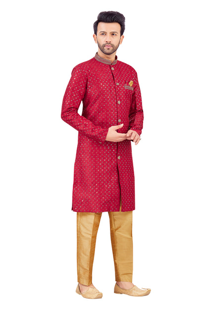 Mens Silk Kurta Set - Roop Darshan