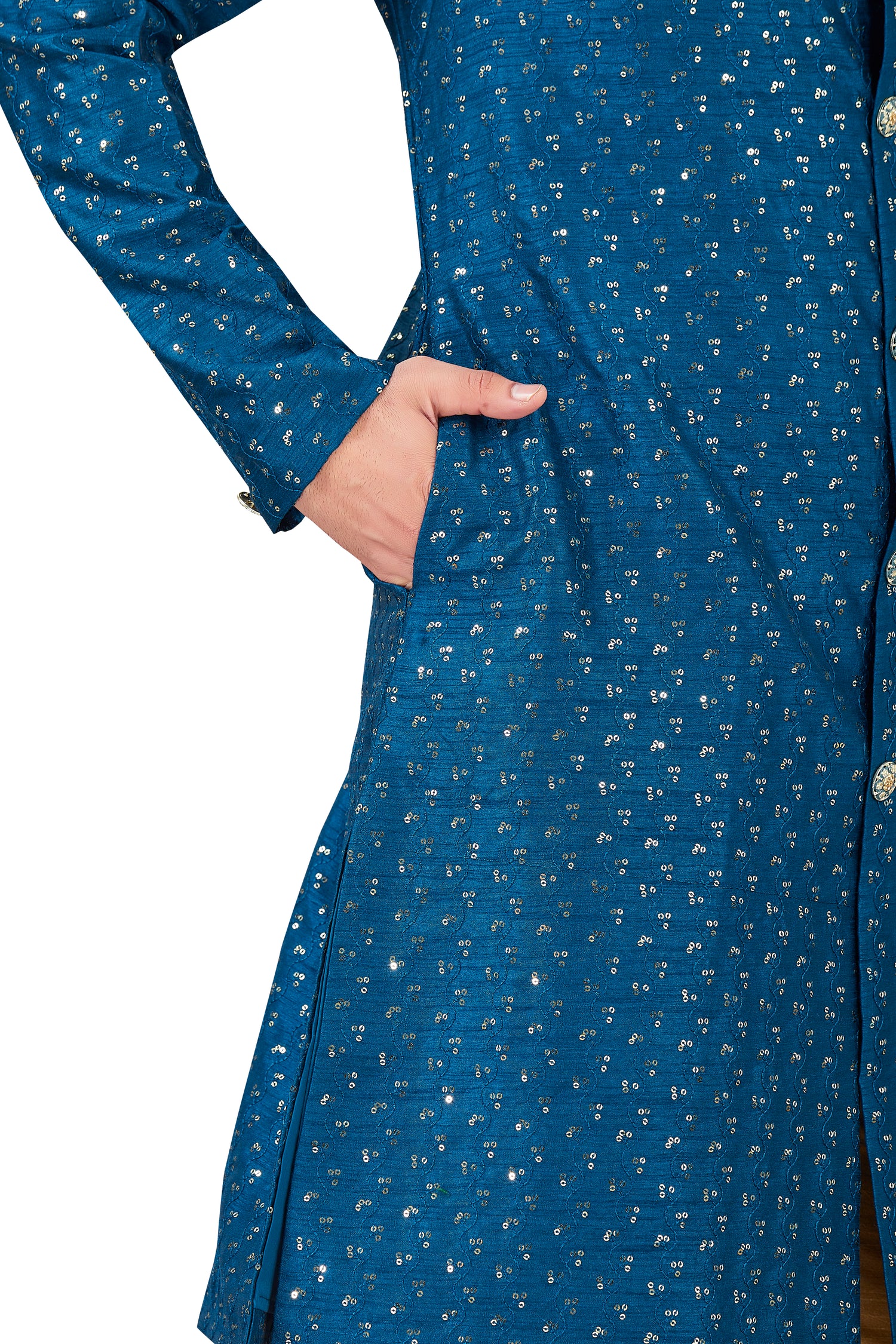 Mens Silk Kurta Set - Roop Darshan