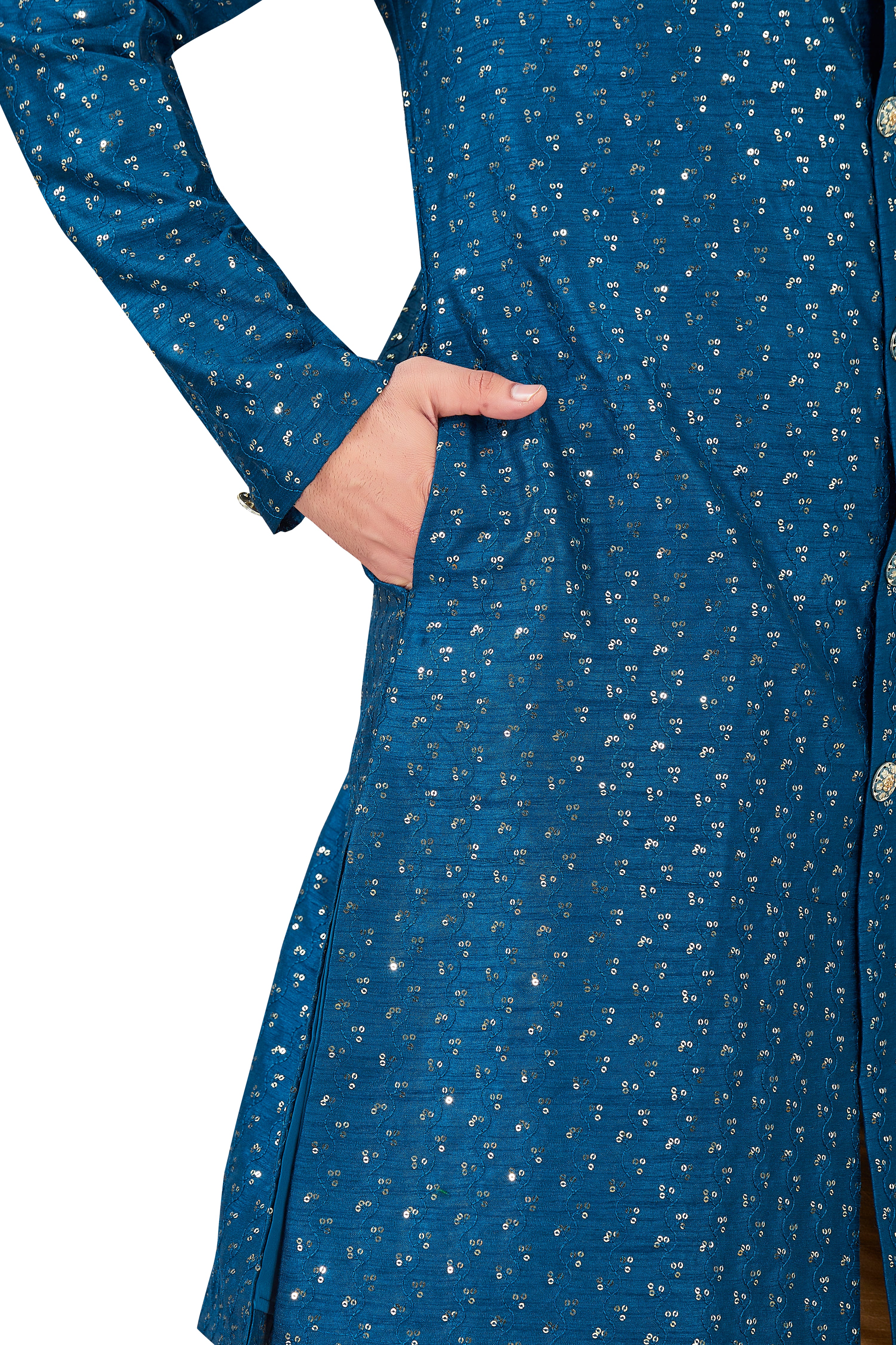 Mens Silk Kurta Set - Roop Darshan