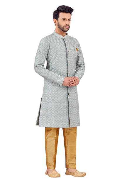 Mens Silk Kurta Set - Roop Darshan