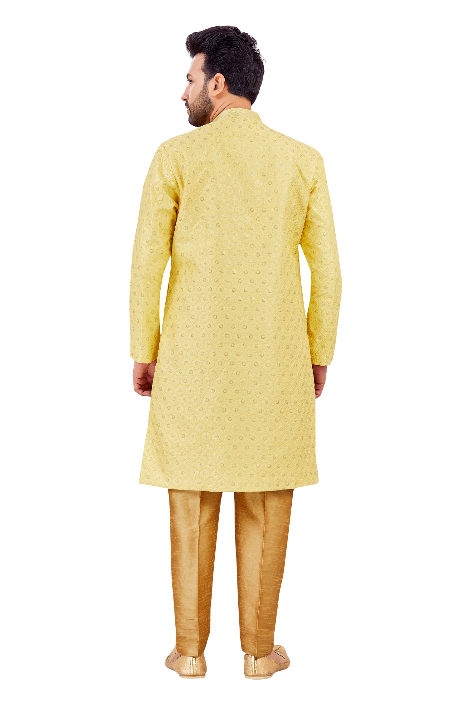 Mens Silk Kurta Set - Roop Darshan