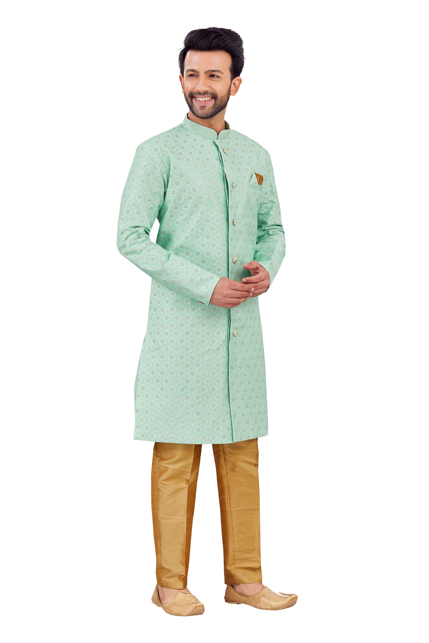 Mens Silk Kurta Set - Roop Darshan