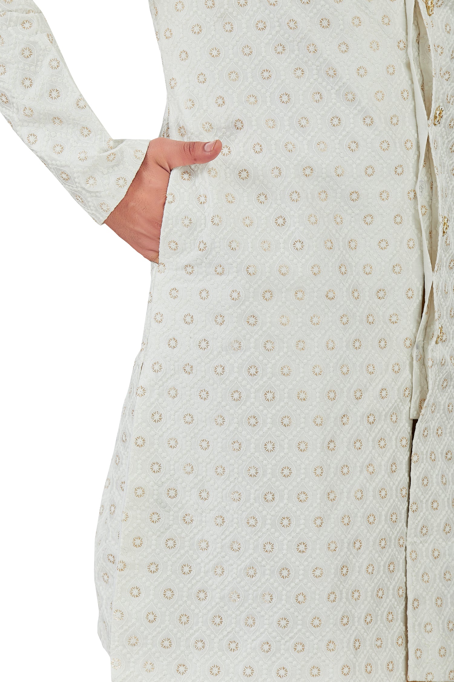 Mens Silk Kurta Set - Roop Darshan