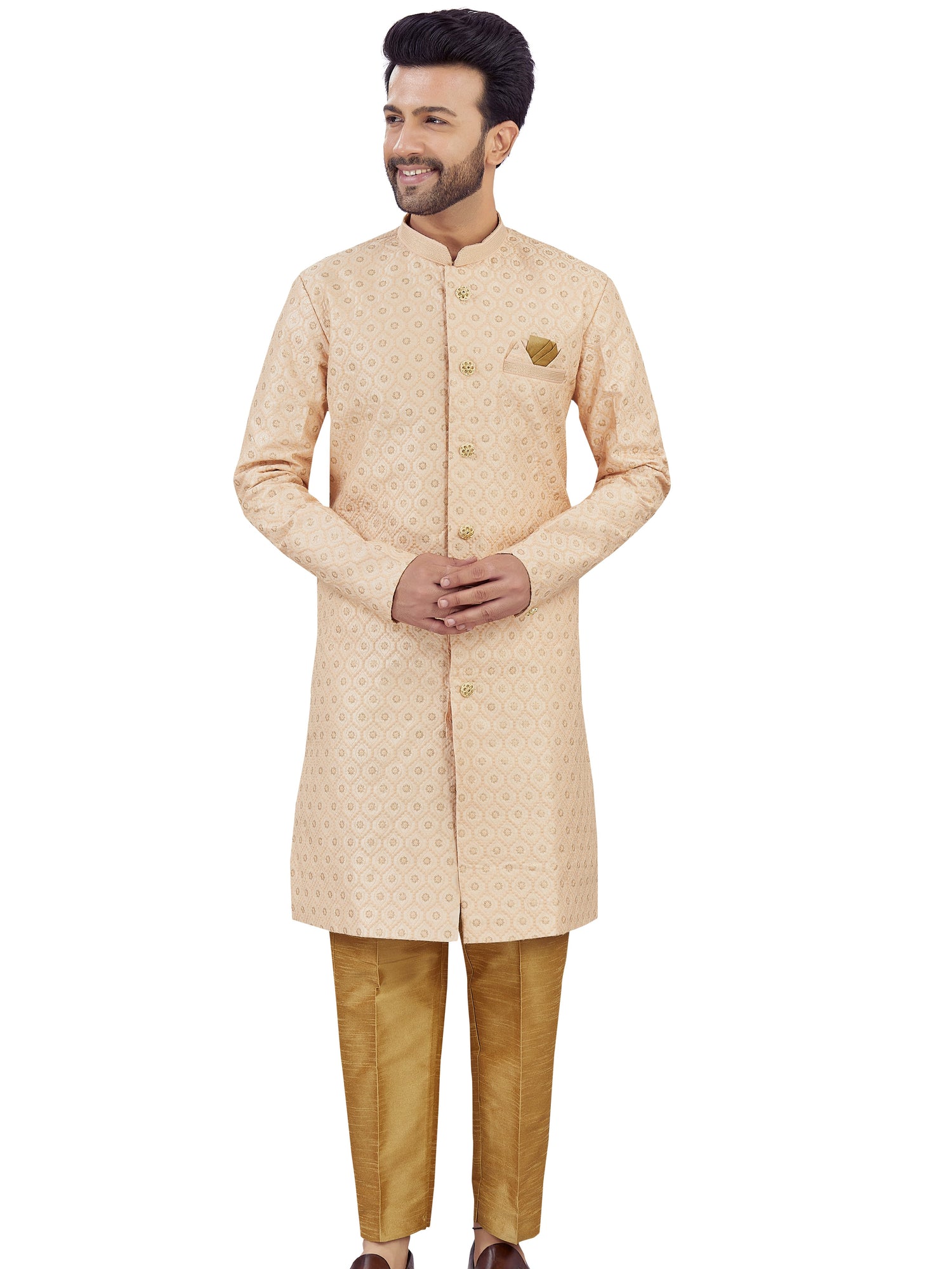 Mens Silk Kurta Set - Roop Darshan