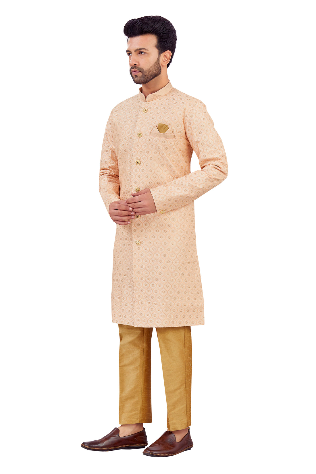 Mens Silk Kurta Set - Roop Darshan