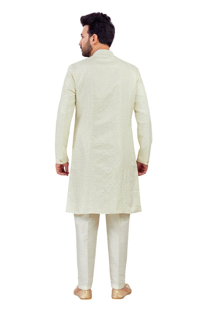 Mens Silk Kurta Set - Roop Darshan