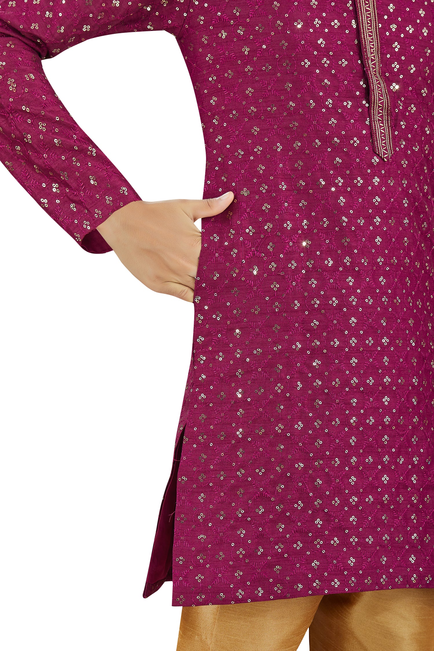 Boys Silk Kurta Set - Roop Darshan