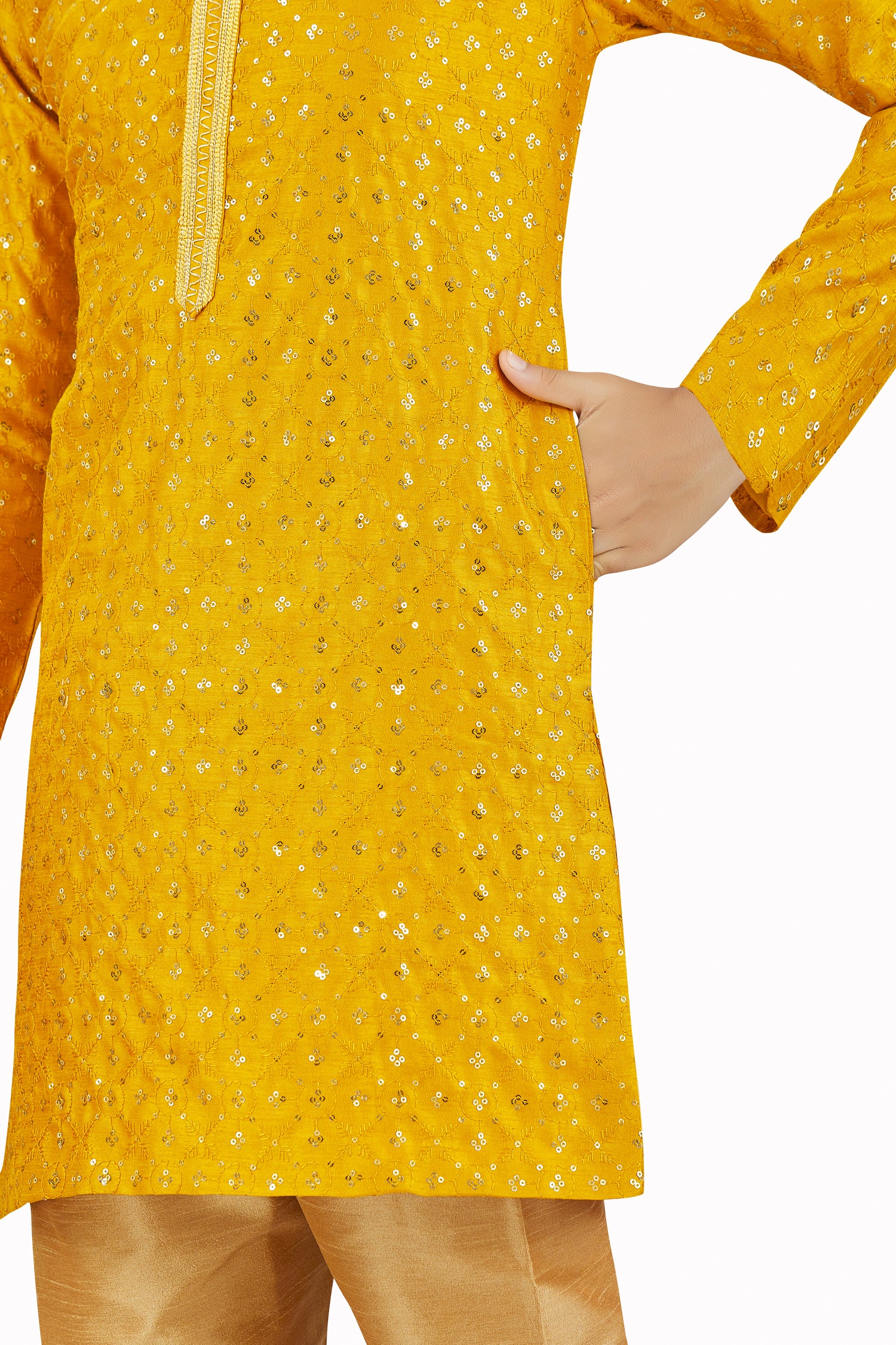 Boys Silk Kurta Set - Roop Darshan