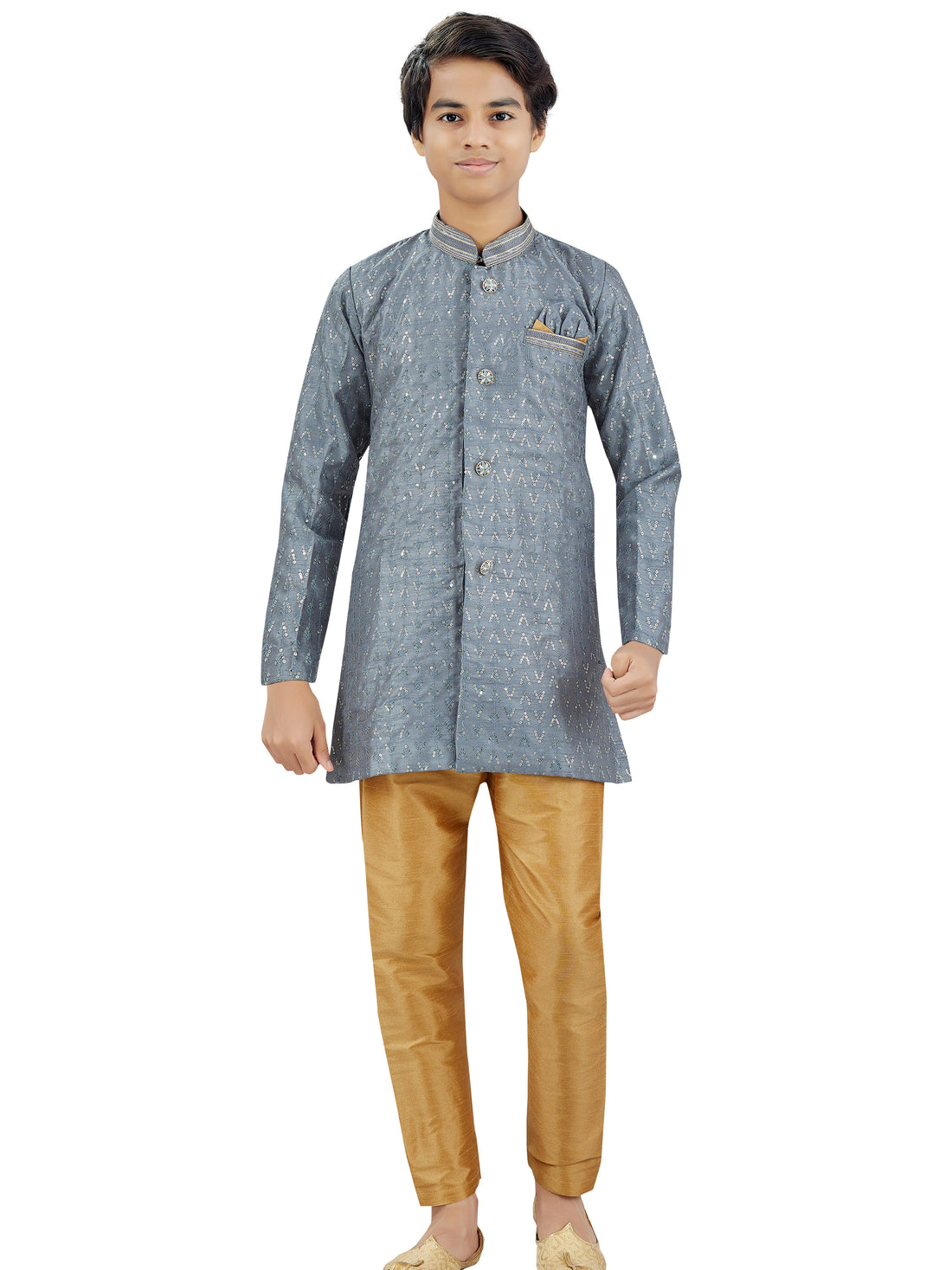 Boys Silk Kurta Set