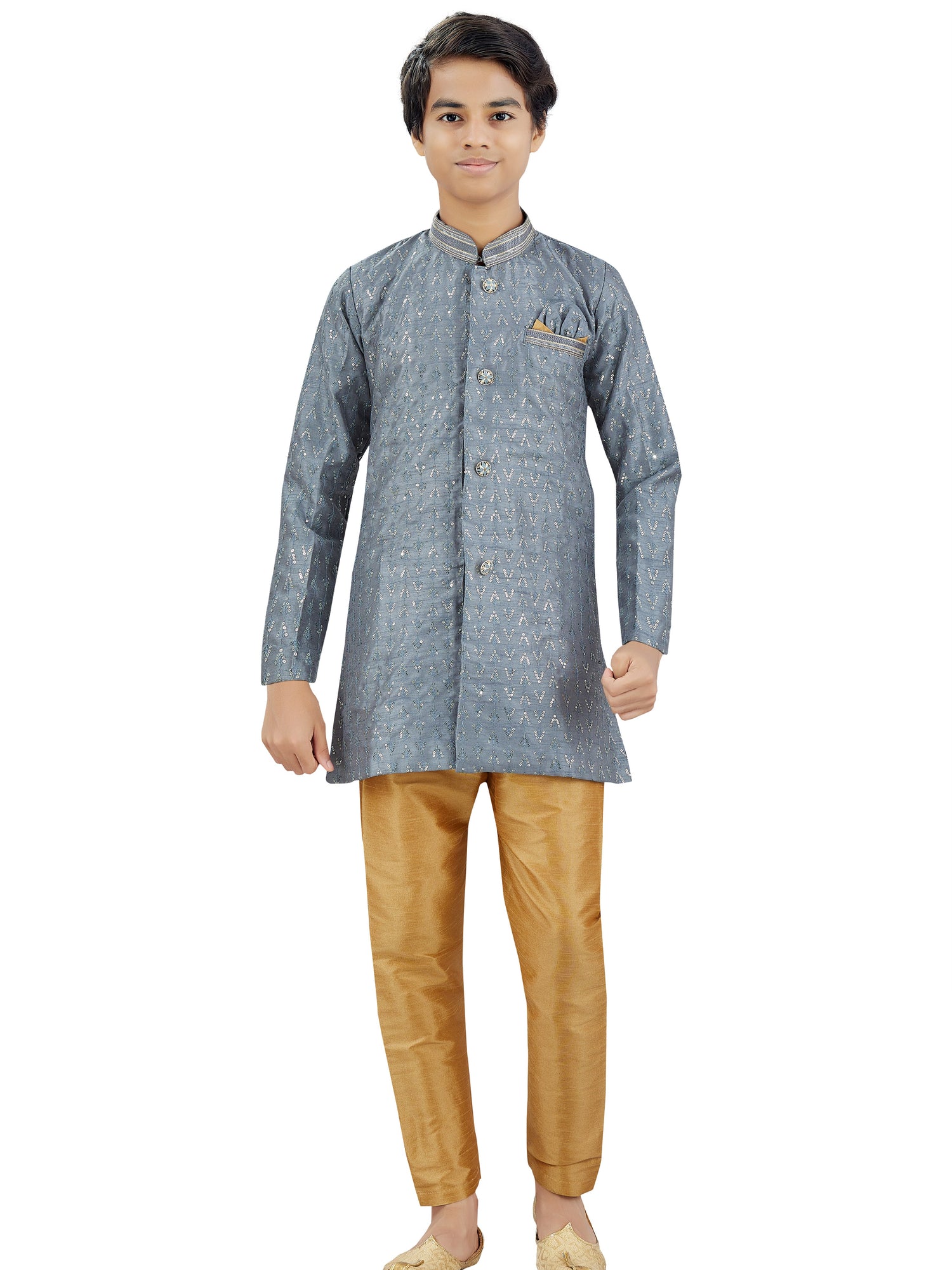 Boys Silk Kurta Set