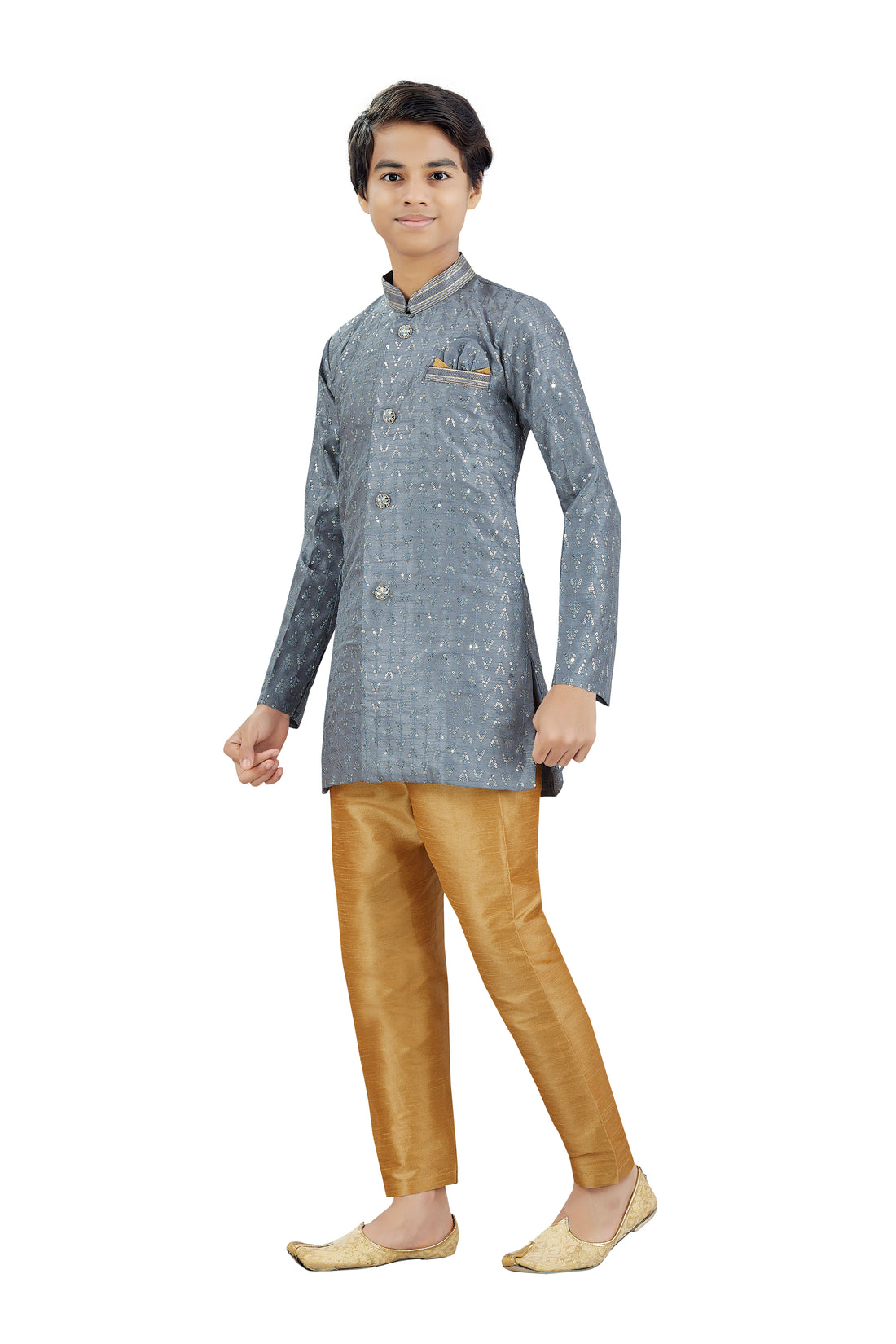 Boys Silk Kurta Set