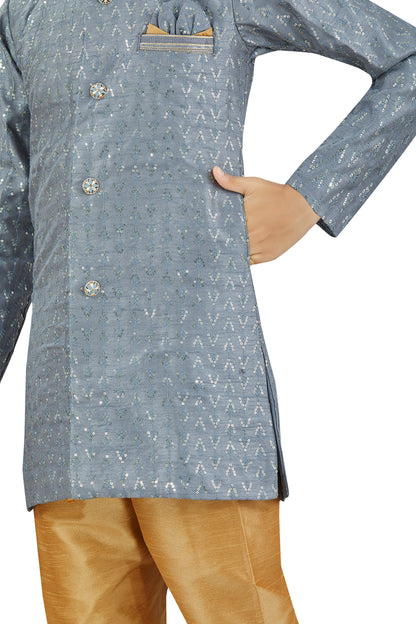 Boys Silk Kurta Set