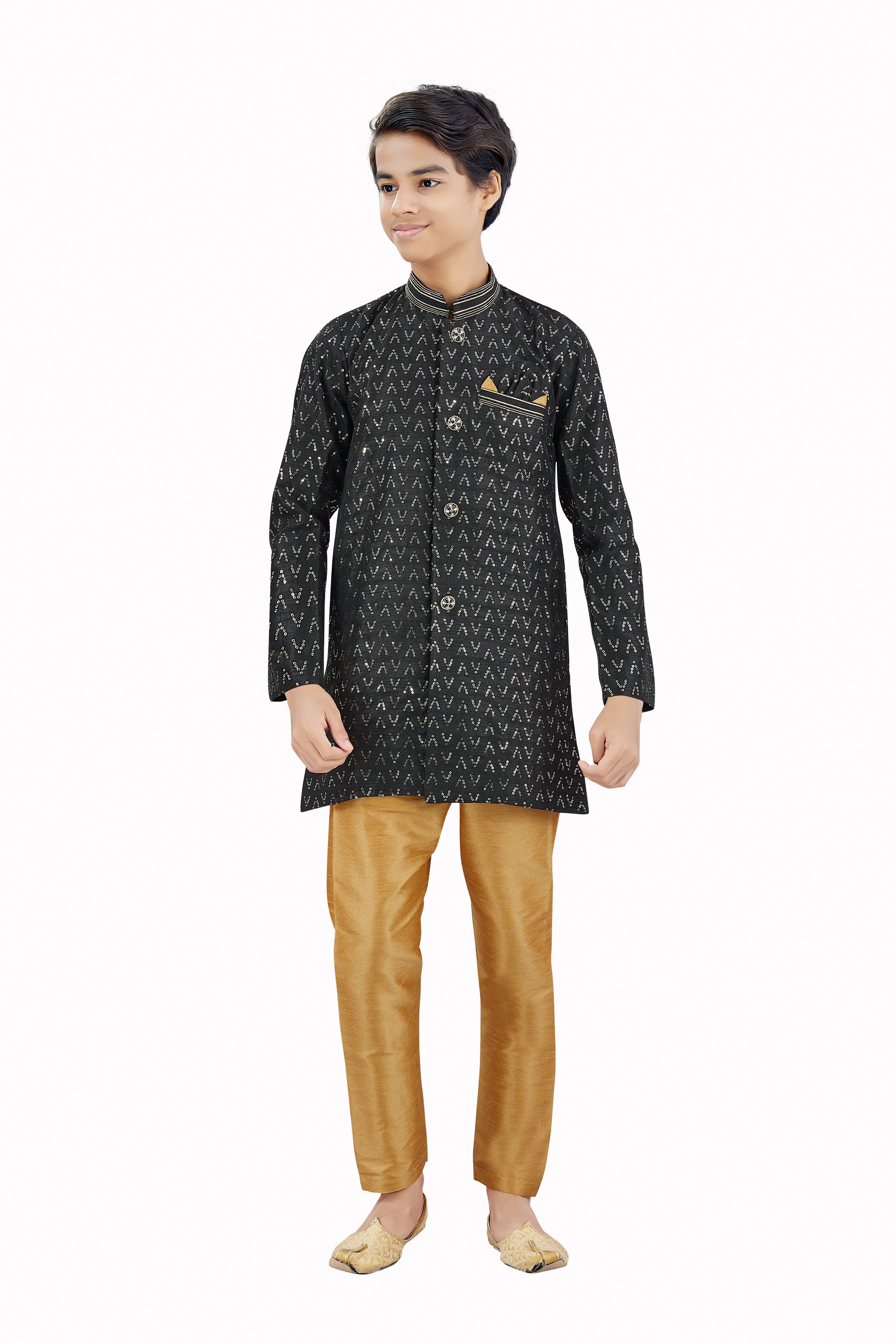 Boys Silk Kurta Set - Roop Darshan