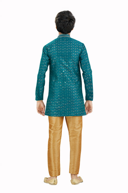 Boys Silk Kurta Set