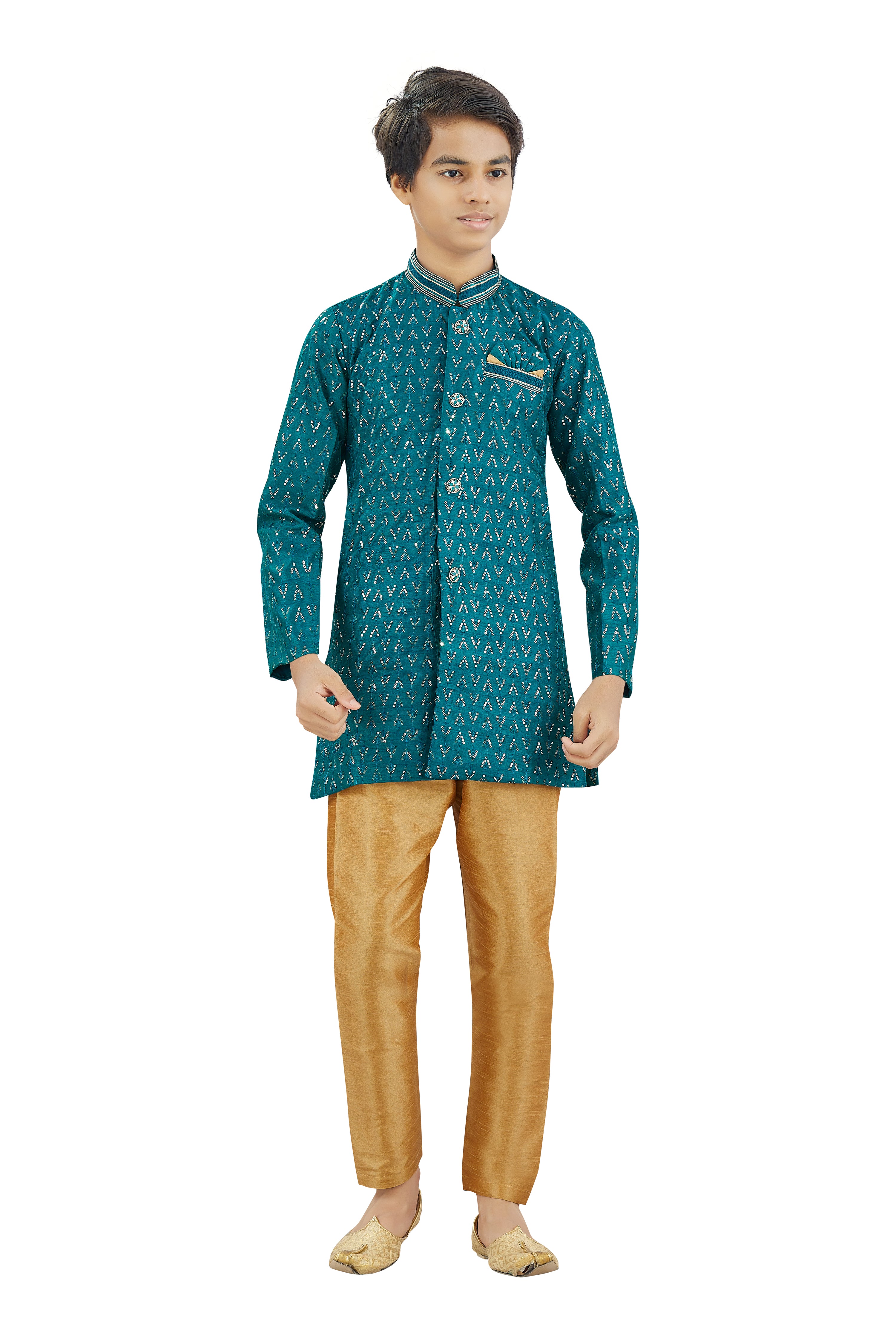 Boys Silk Kurta Set - Roop Darshan