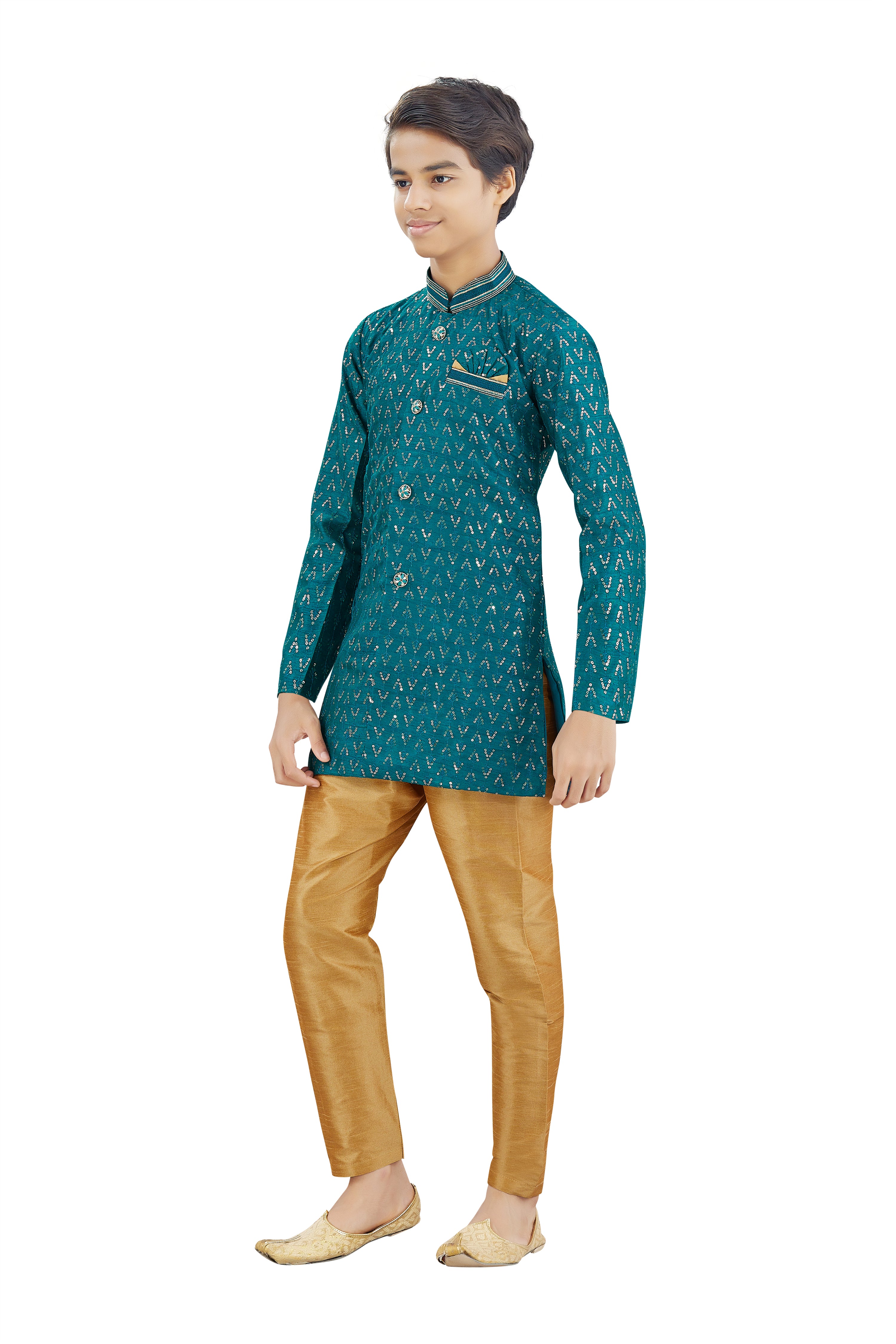 Boys Silk Kurta Set - Roop Darshan