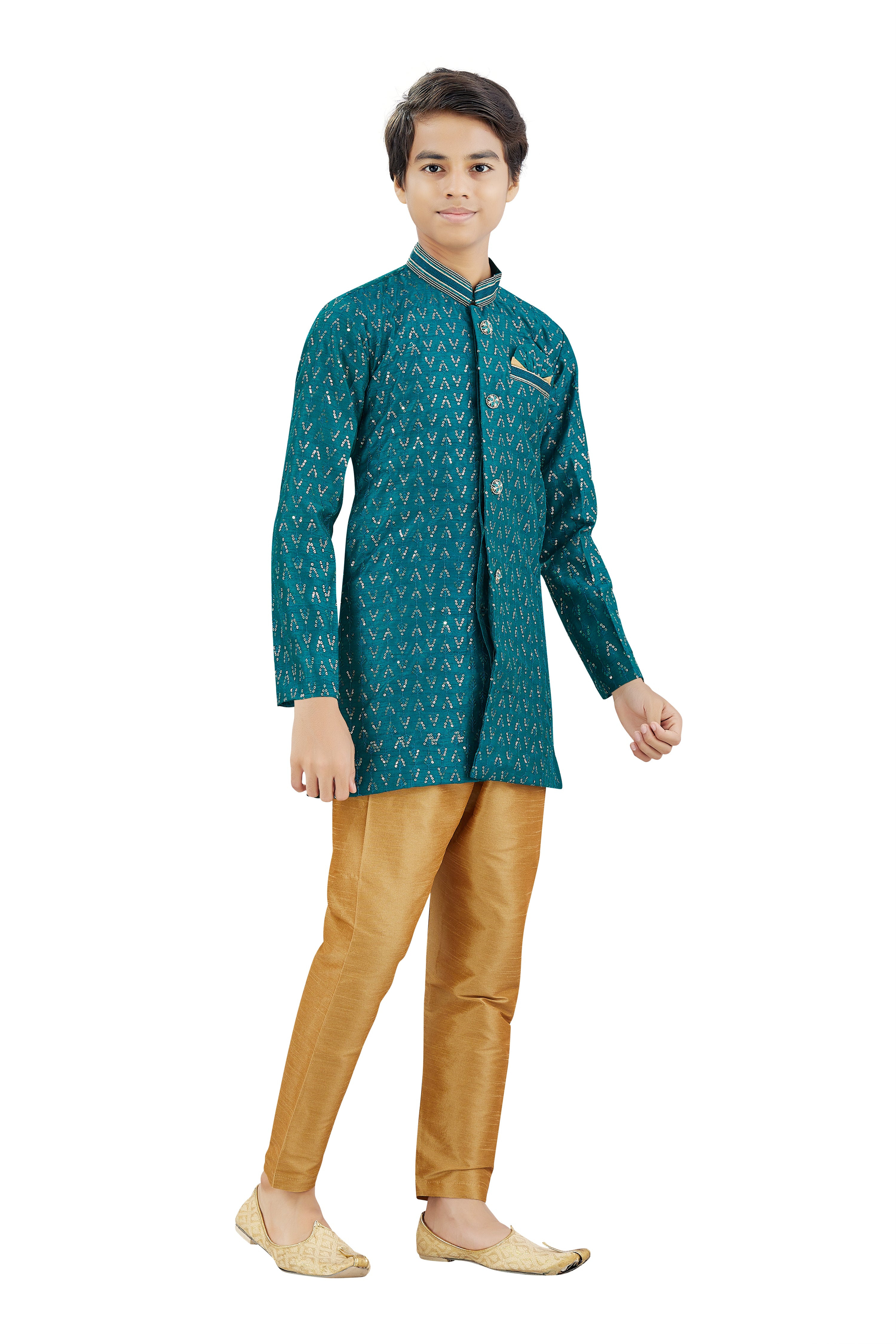 Boys Silk Kurta Set - Roop Darshan