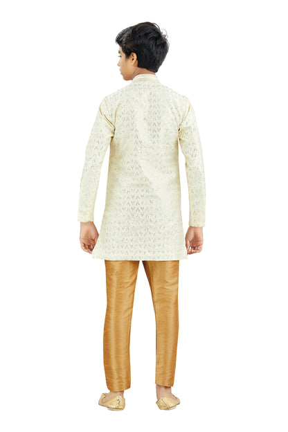 Boys Silk Kurta Set