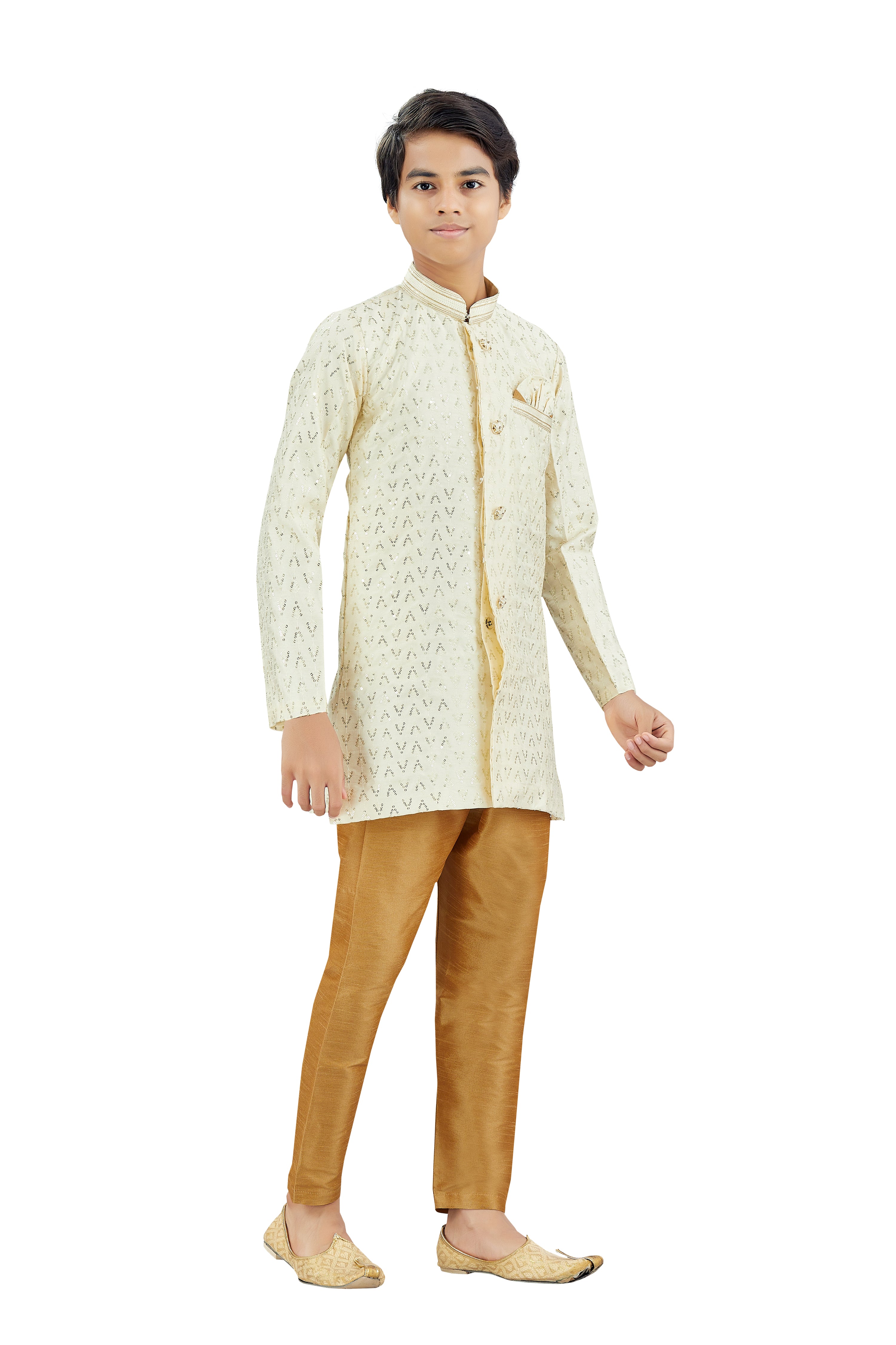 Boys Silk Kurta Set - Roop Darshan