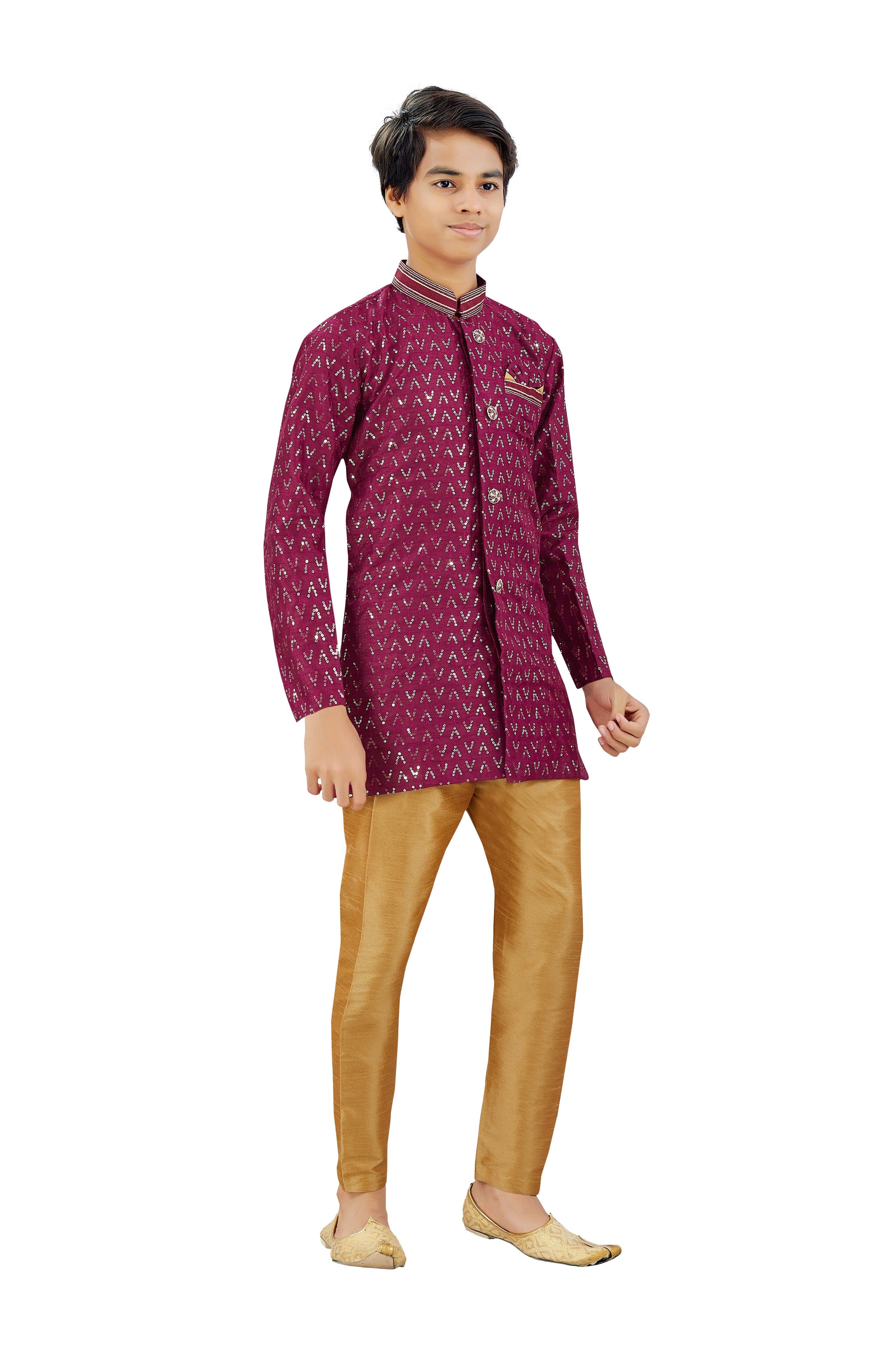 Boys Silk Kurta Set - Roop Darshan