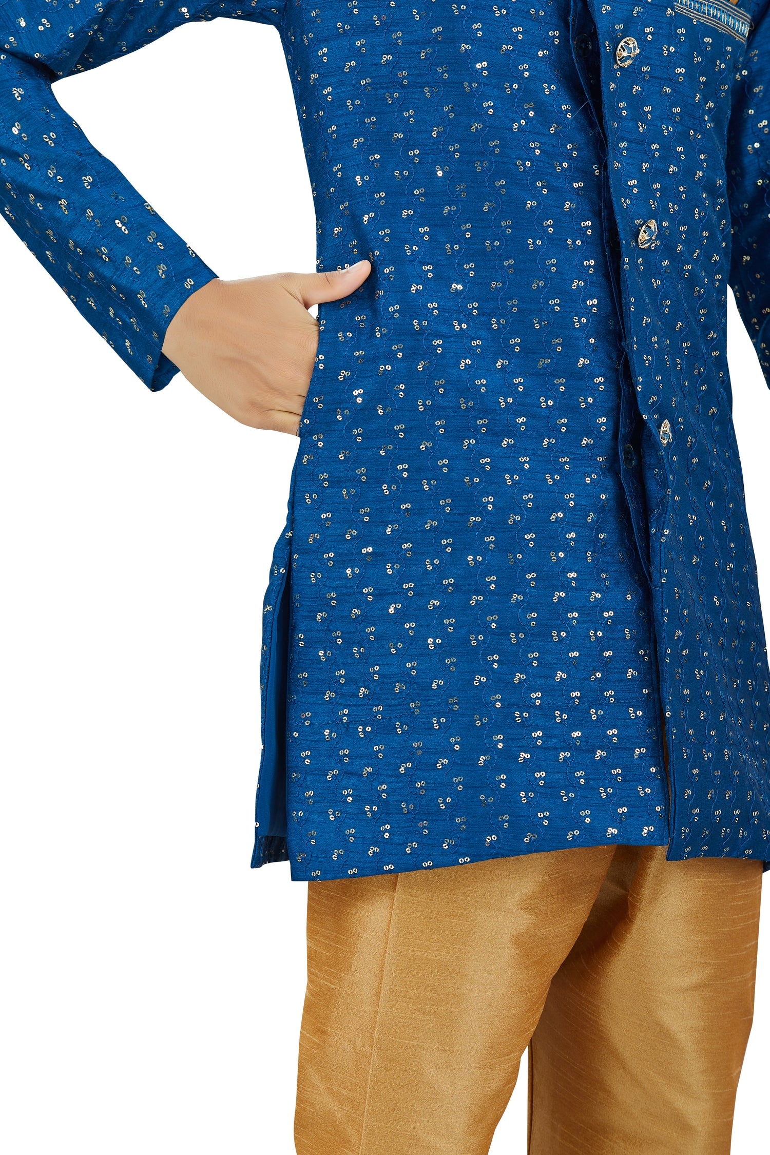 Boys Silk Kurta Set - Roop Darshan