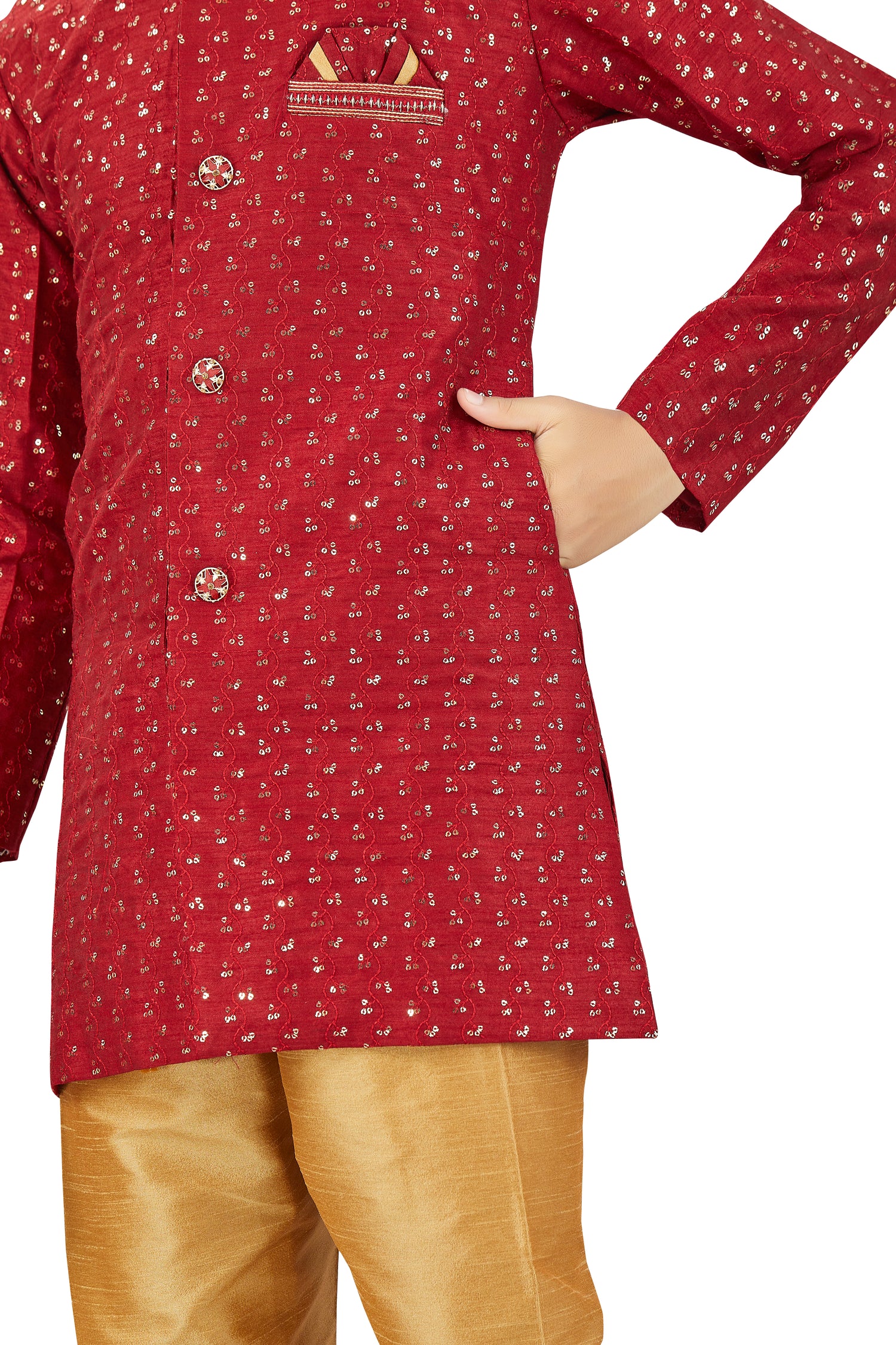 Boys Silk Kurta Set - Roop Darshan