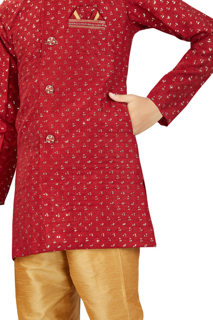 Boys Silk Kurta Set - Roop Darshan