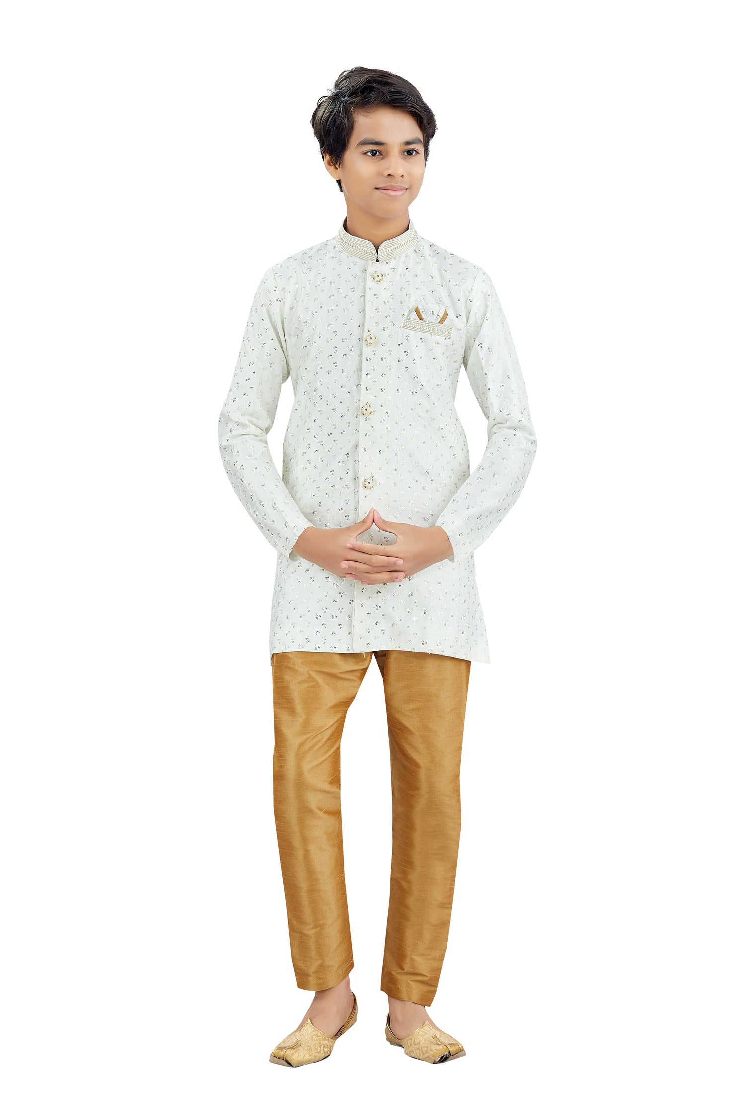 Boys Silk Kurta Set - Roop Darshan