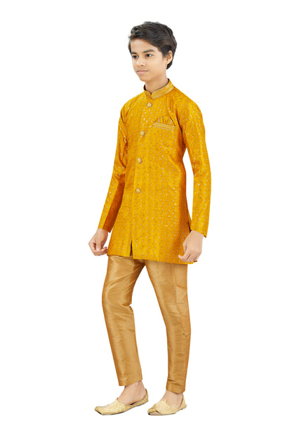 Boys Silk Kurta Set - Roop Darshan