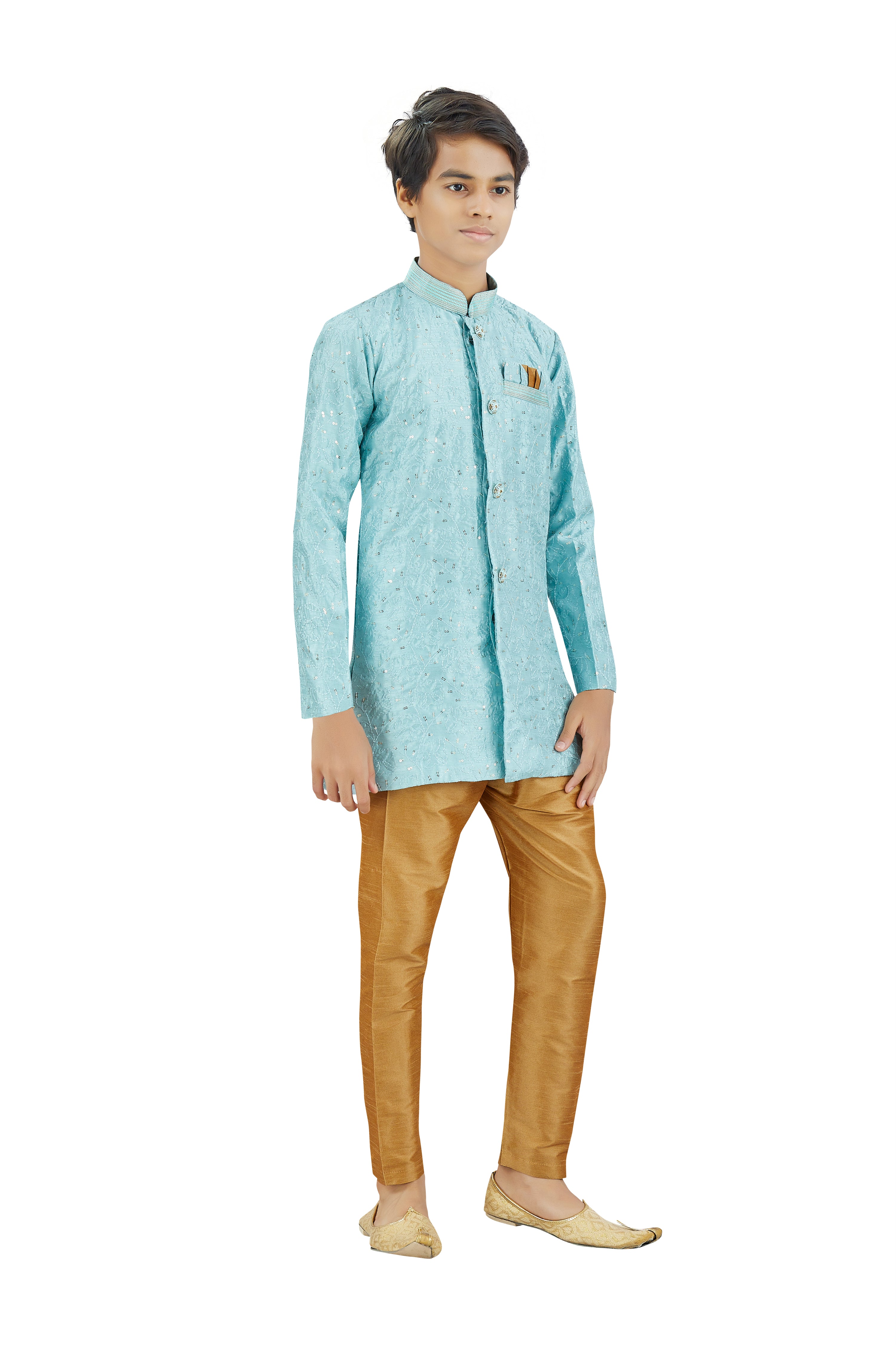 Boys Silk Kurta Set - Roop Darshan